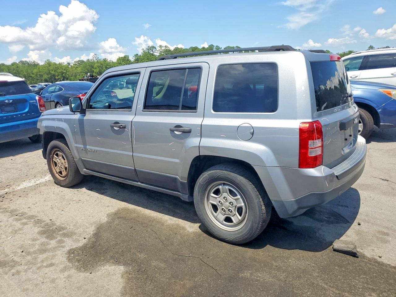 2015 Jeep Patriot Sport Silver vin: 1C4NJPBB9FD274342