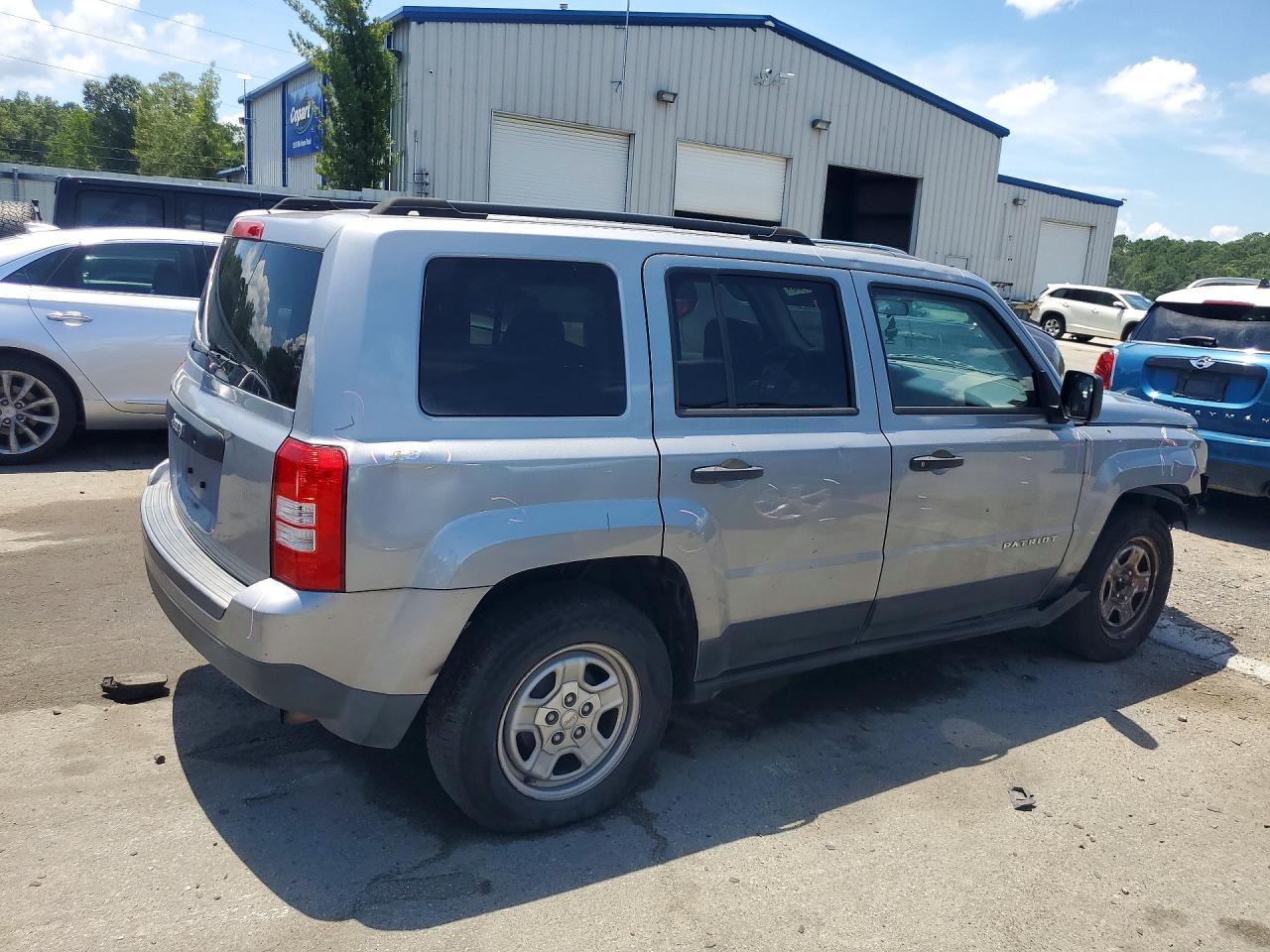 2015 Jeep Patriot Sport Silver vin: 1C4NJPBB9FD274342