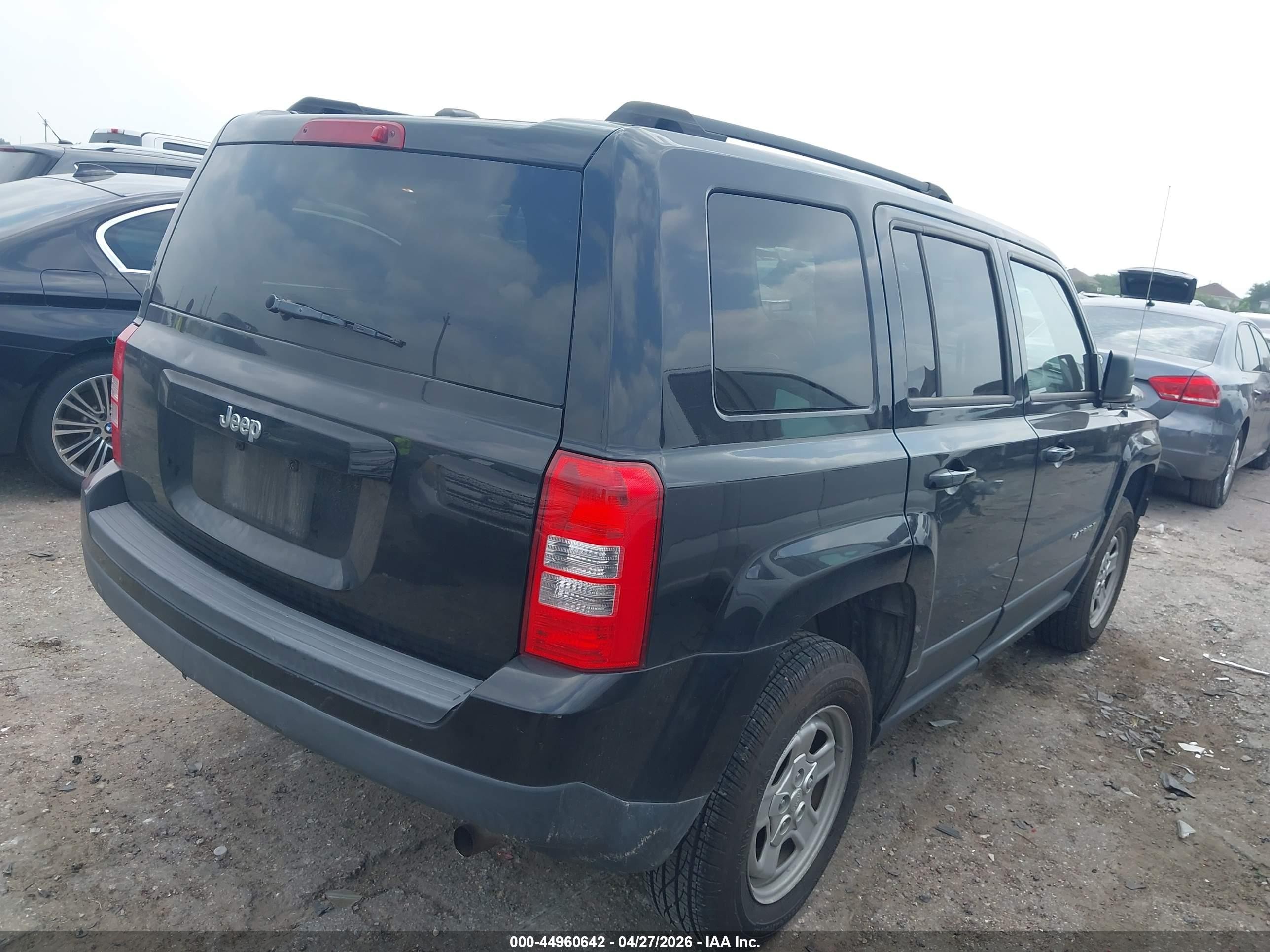 2015 Jeep Patriot Sport Black vin: 1C4NJPBB9FD329274