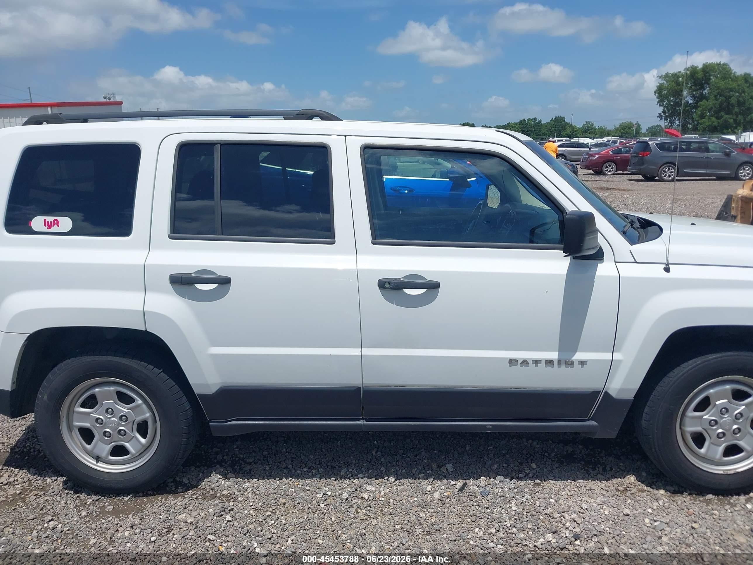 2015 Jeep Patriot Sport White vin: 1C4NJPBB9FD359035