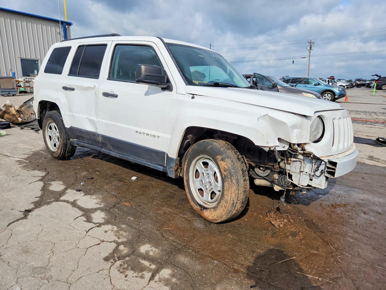 2016 Jeep Patriot Sport White vin: 1C4NJPBB9GD760280