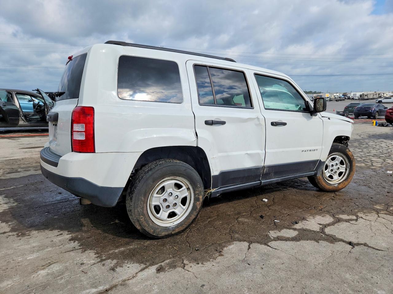 2016 Jeep Patriot Sport White vin: 1C4NJPBB9GD760280