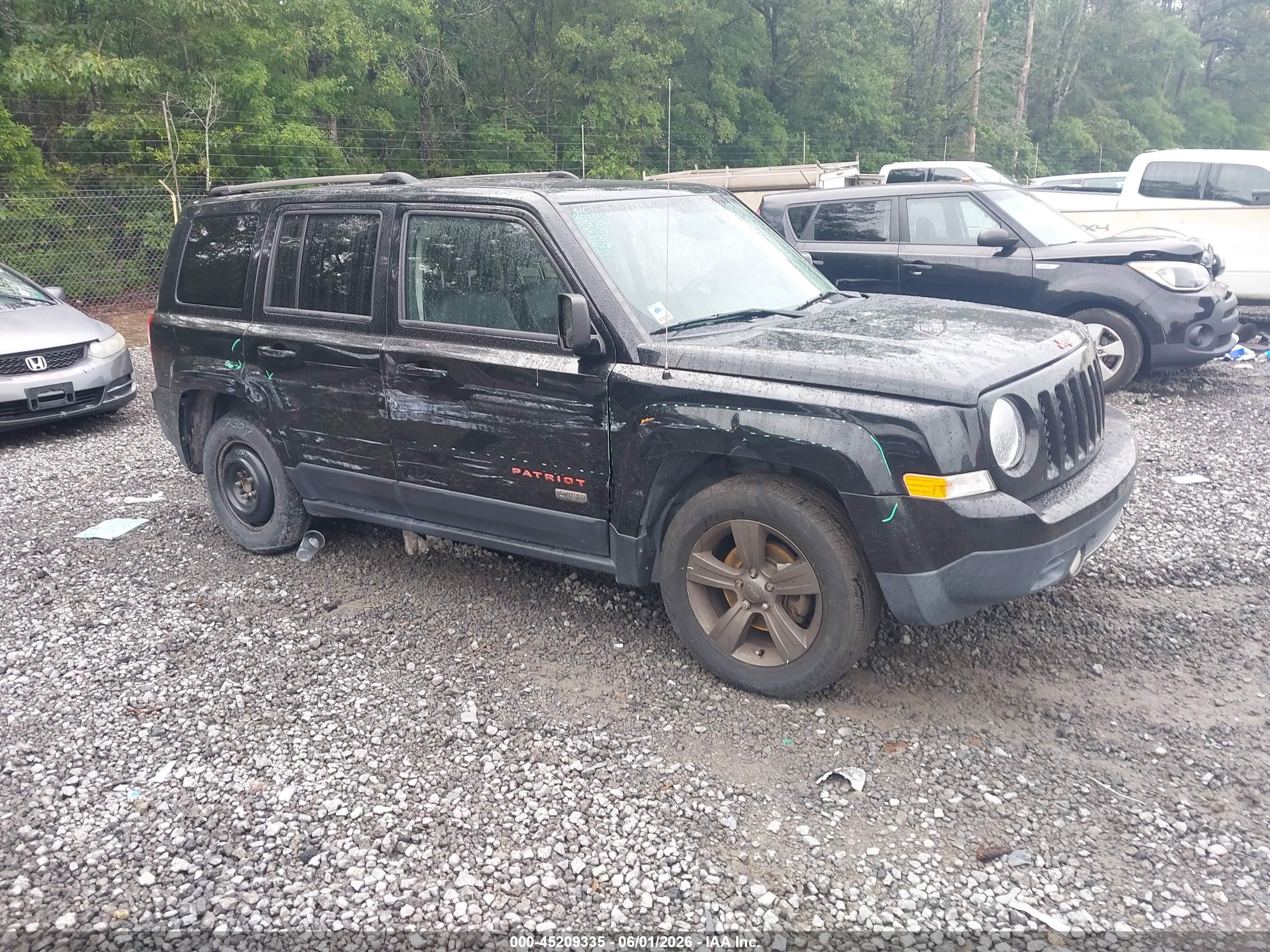 2016 Jeep Patriot 75th Anniversary Black vin: 1C4NJPBB9GD784790