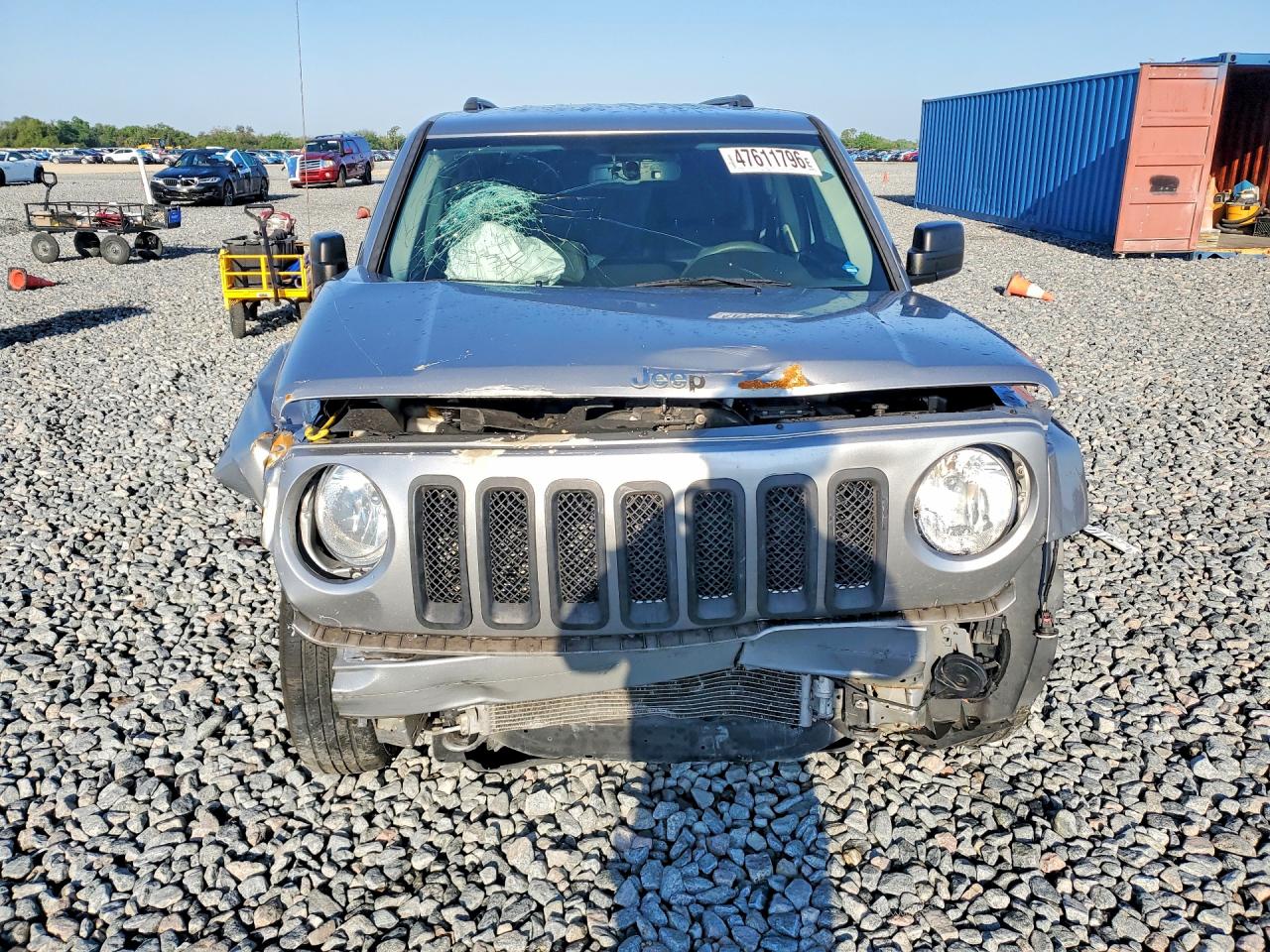 2017 Jeep Patriot Sport Серебряный vin: 1C4NJPBB9HD163387