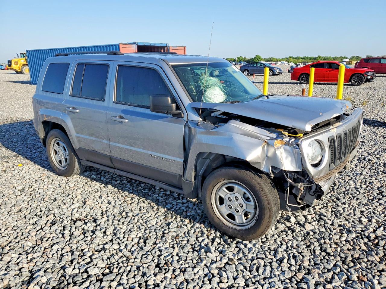 2017 Jeep Patriot Sport Серебряный vin: 1C4NJPBB9HD163387