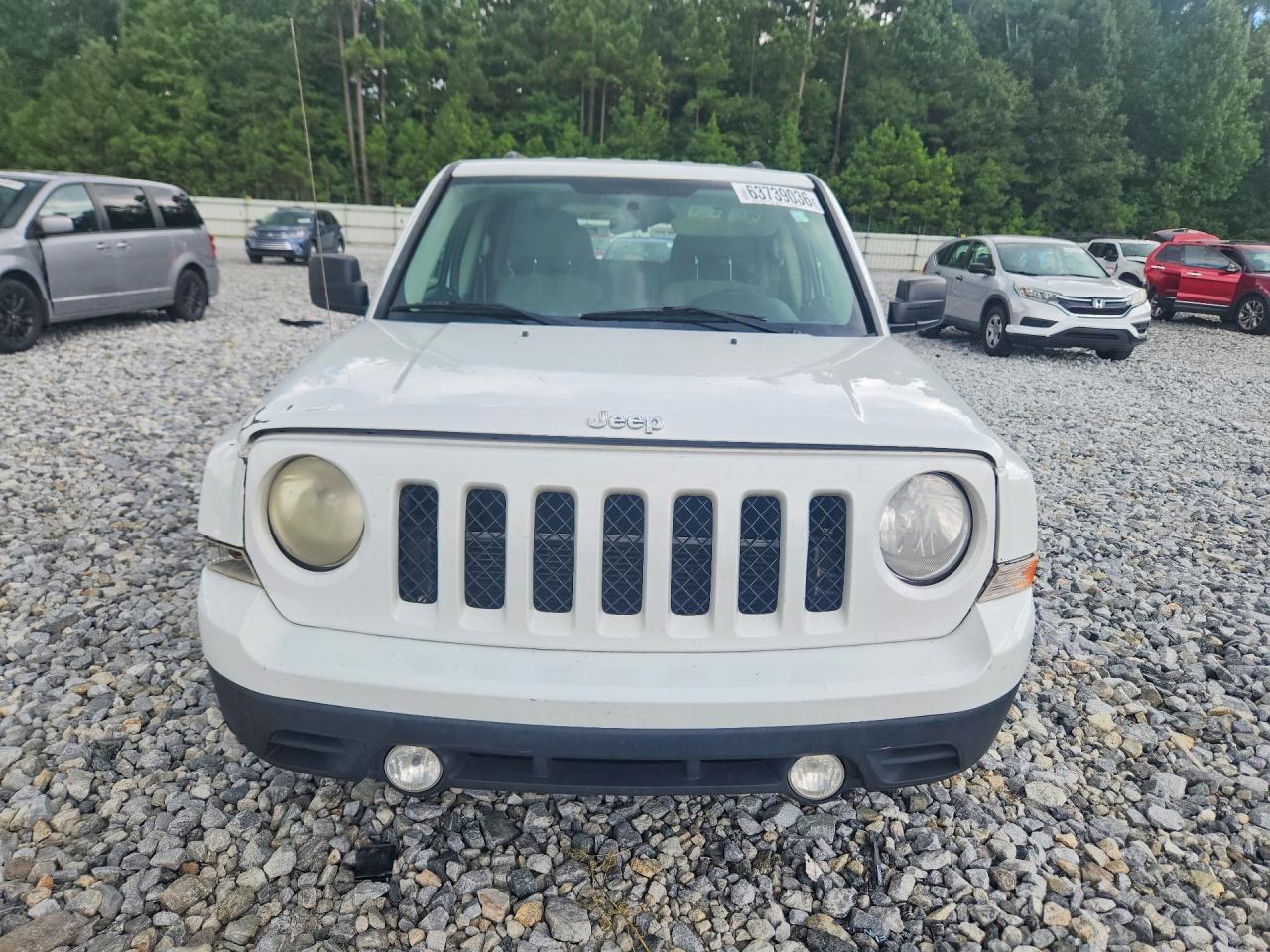 2014 Jeep Patriot Sport White vin: 1C4NJPBBXED913035