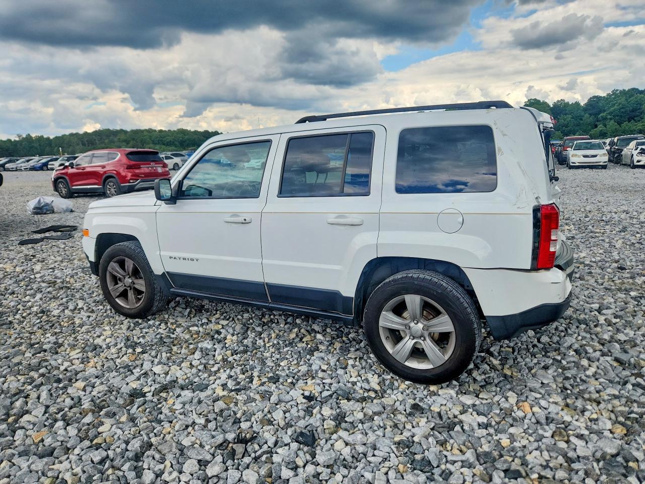 2014 Jeep Patriot Sport White vin: 1C4NJPBBXED913035