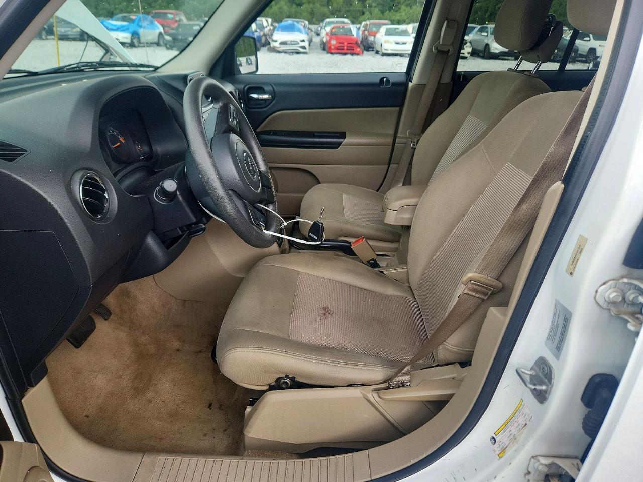 2014 Jeep Patriot Sport White vin: 1C4NJPBBXED913035