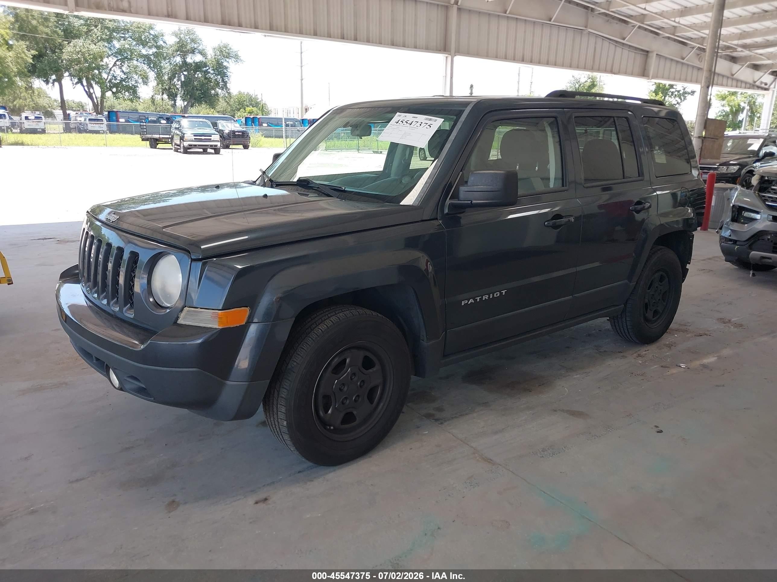2014 Jeep Patriot Sport Blue vin: 1C4NJPBBXED917263