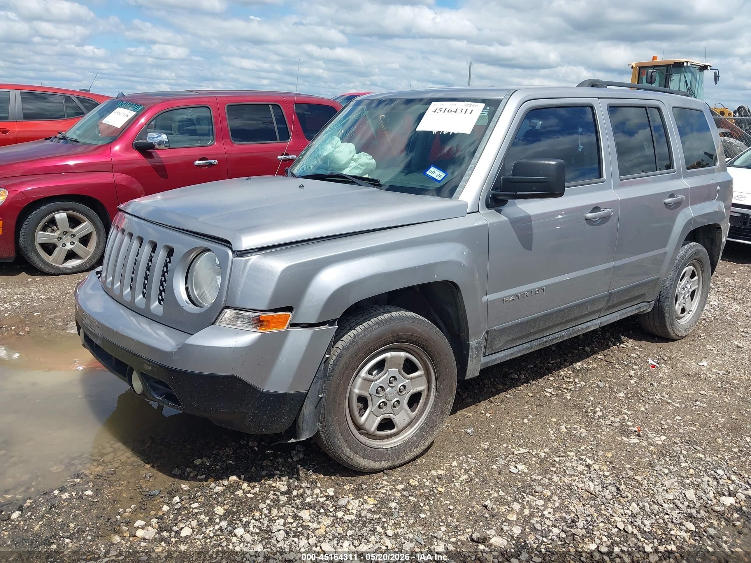 2015 Jeep Patriot Sport Silver vin: 1C4NJPBBXFD280974