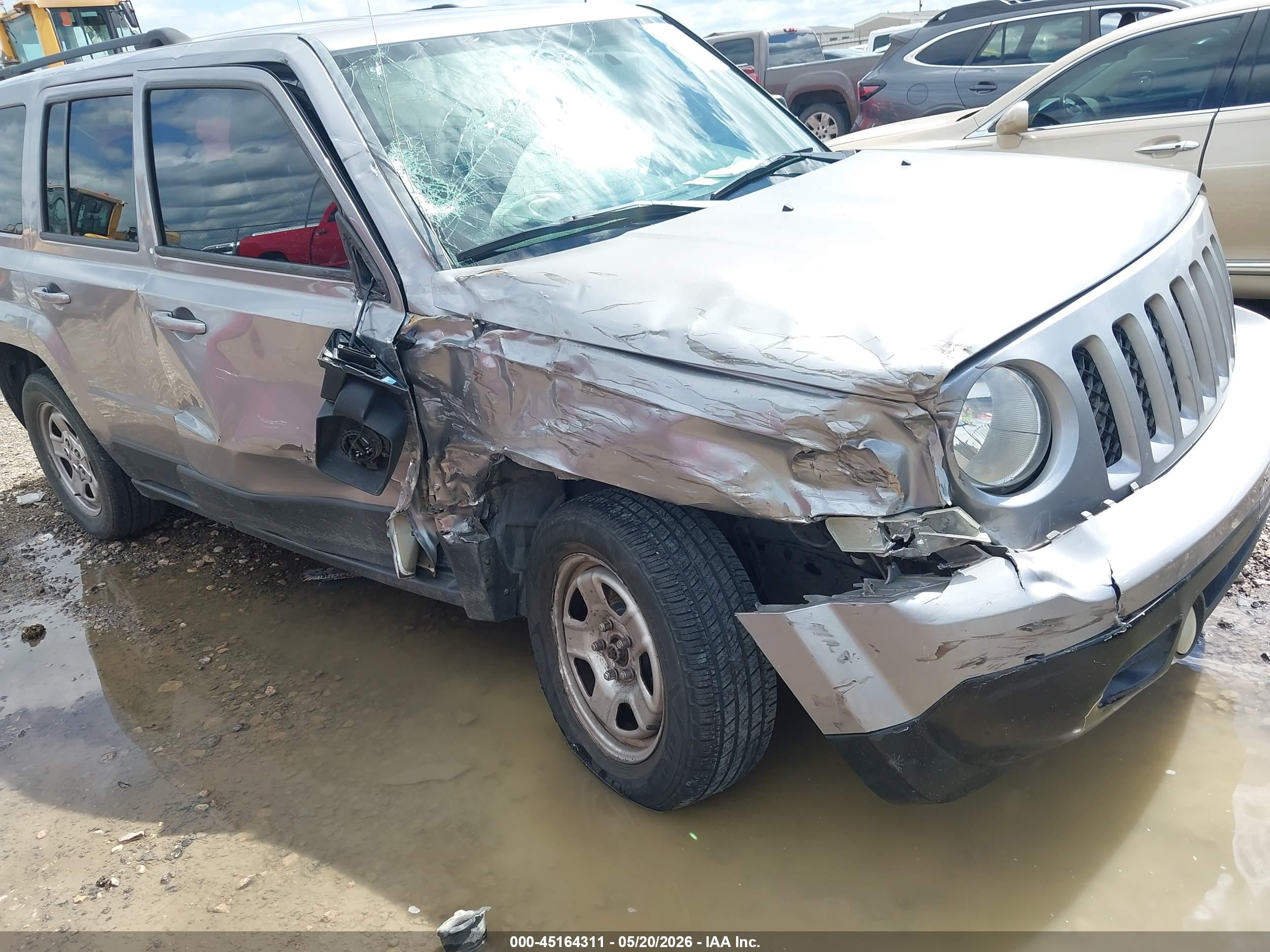 2015 Jeep Patriot Sport Silver vin: 1C4NJPBBXFD280974