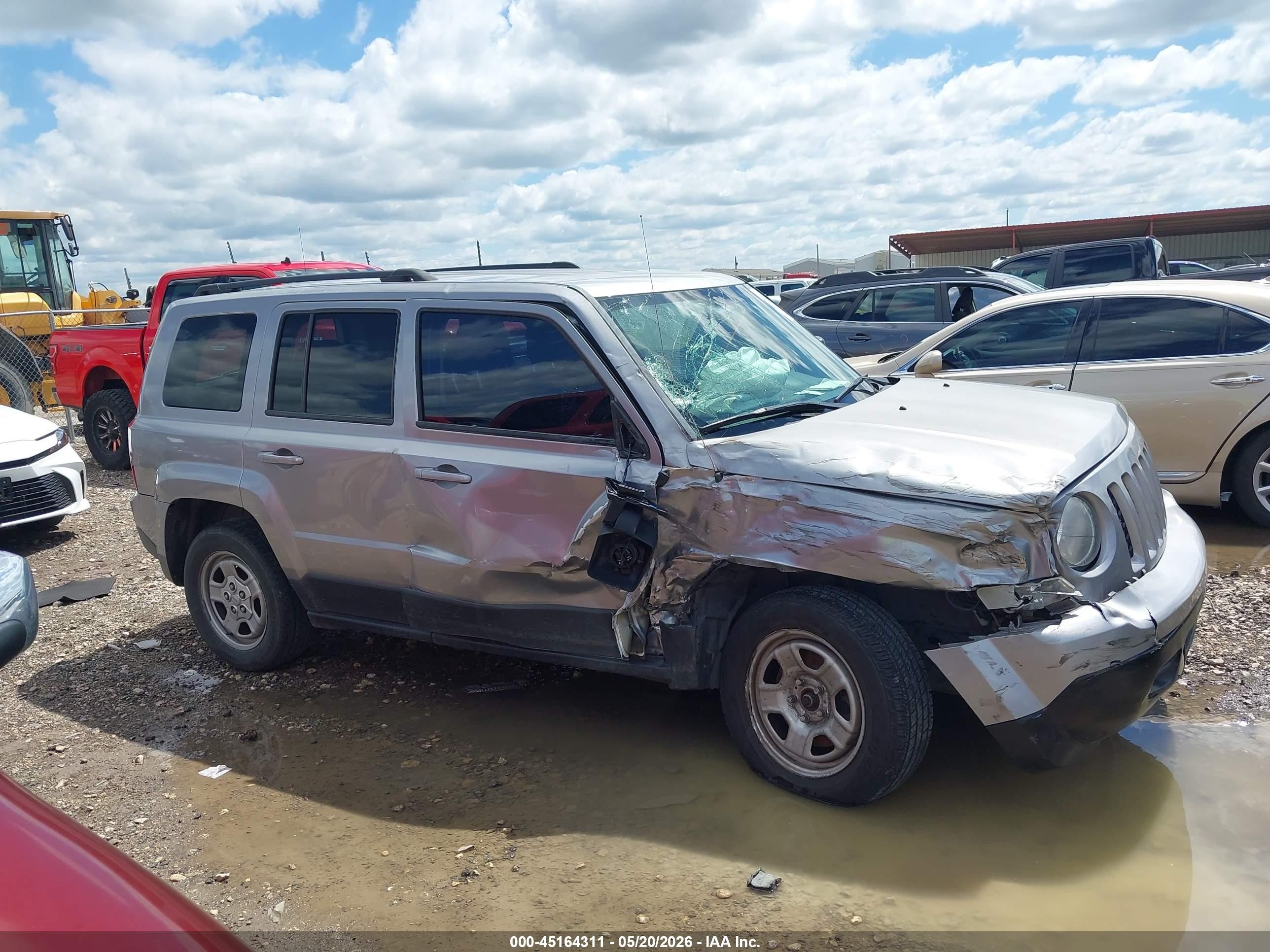 2015 Jeep Patriot Sport Silver vin: 1C4NJPBBXFD280974