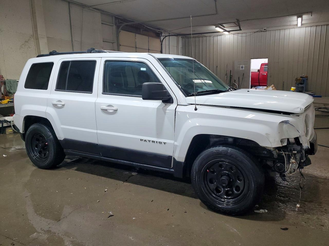 2015 Jeep Patriot Sport White vin: 1C4NJPBBXFD305551