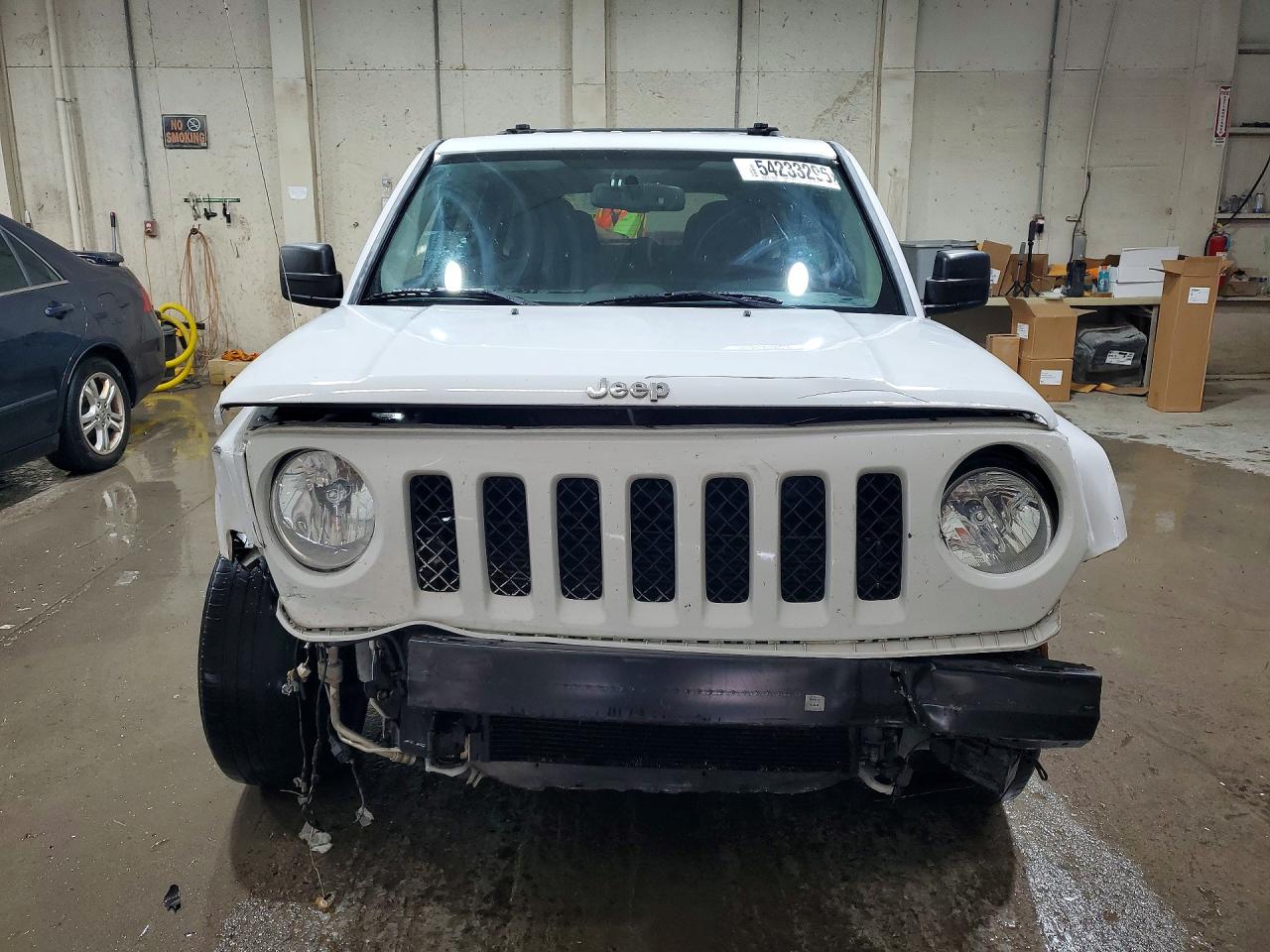 2015 Jeep Patriot Sport White vin: 1C4NJPBBXFD305551