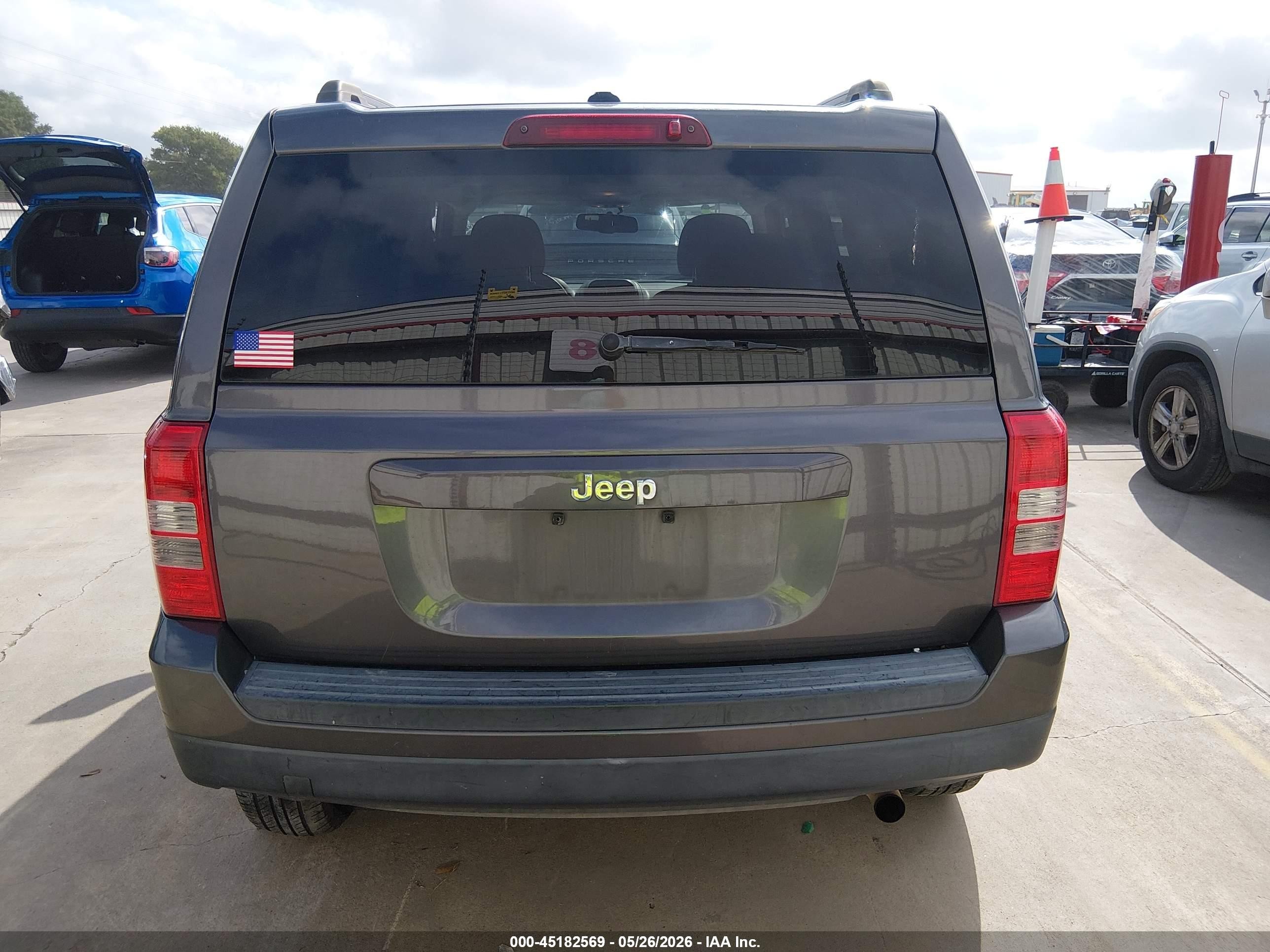 2015 Jeep Patriot Sport Gray vin: 1C4NJPBBXFD388026
