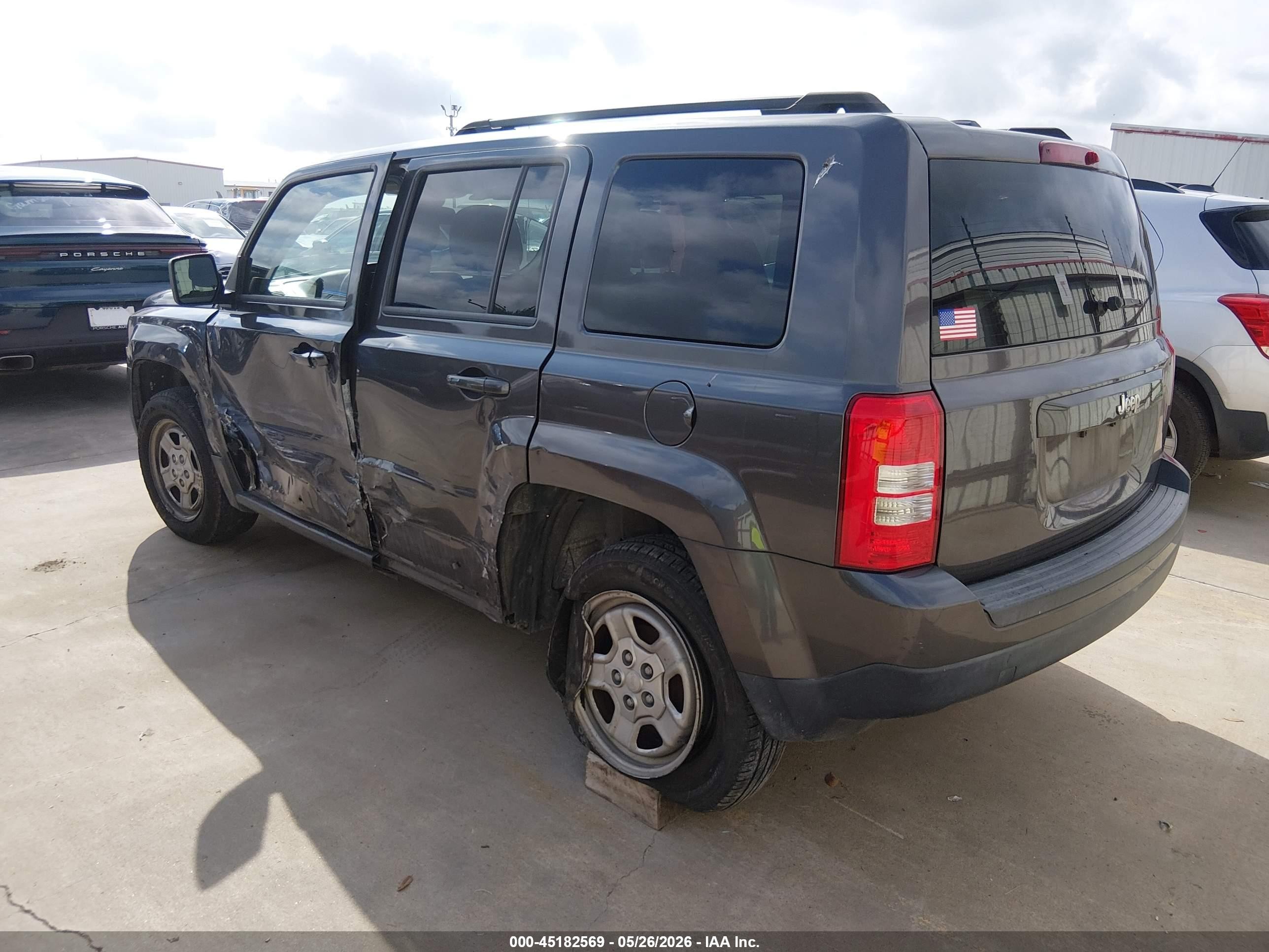 2015 Jeep Patriot Sport Gray vin: 1C4NJPBBXFD388026