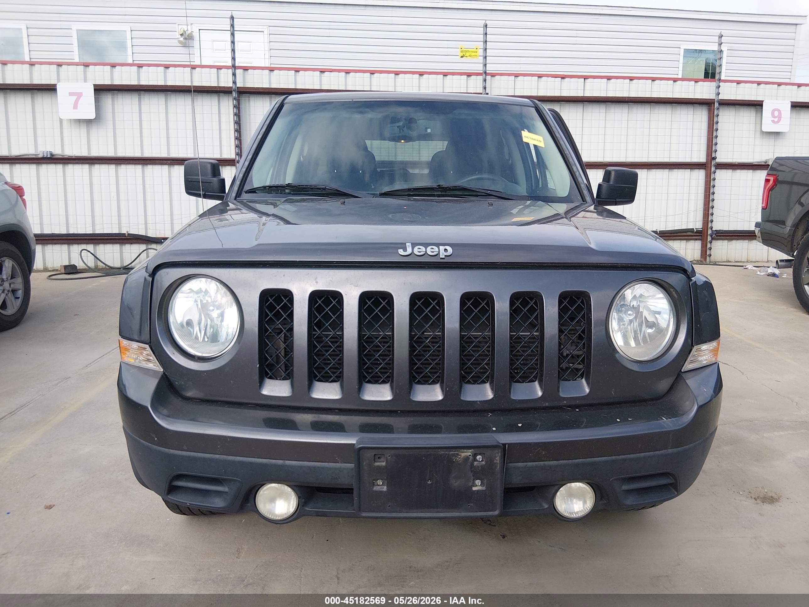 2015 Jeep Patriot Sport Gray vin: 1C4NJPBBXFD388026