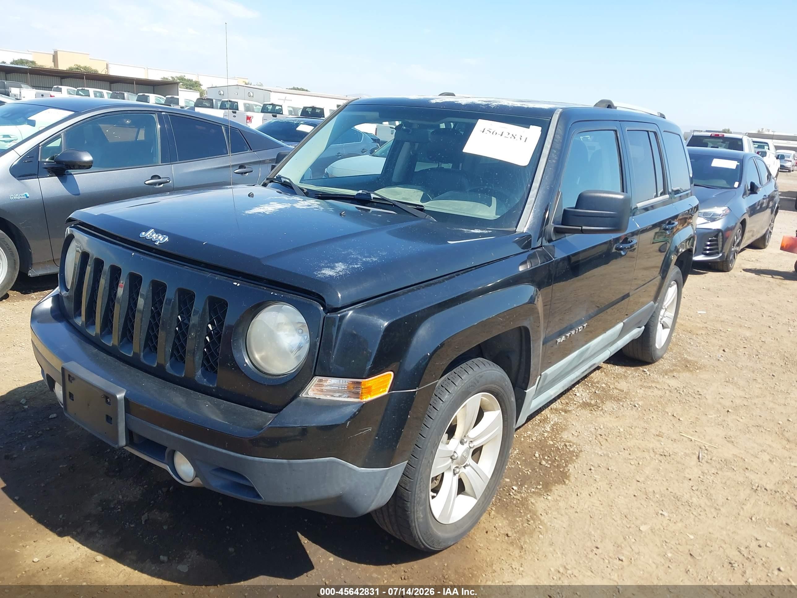 2012 Jeep Patriot Limited Black vin: 1C4NJPCB0CD514677