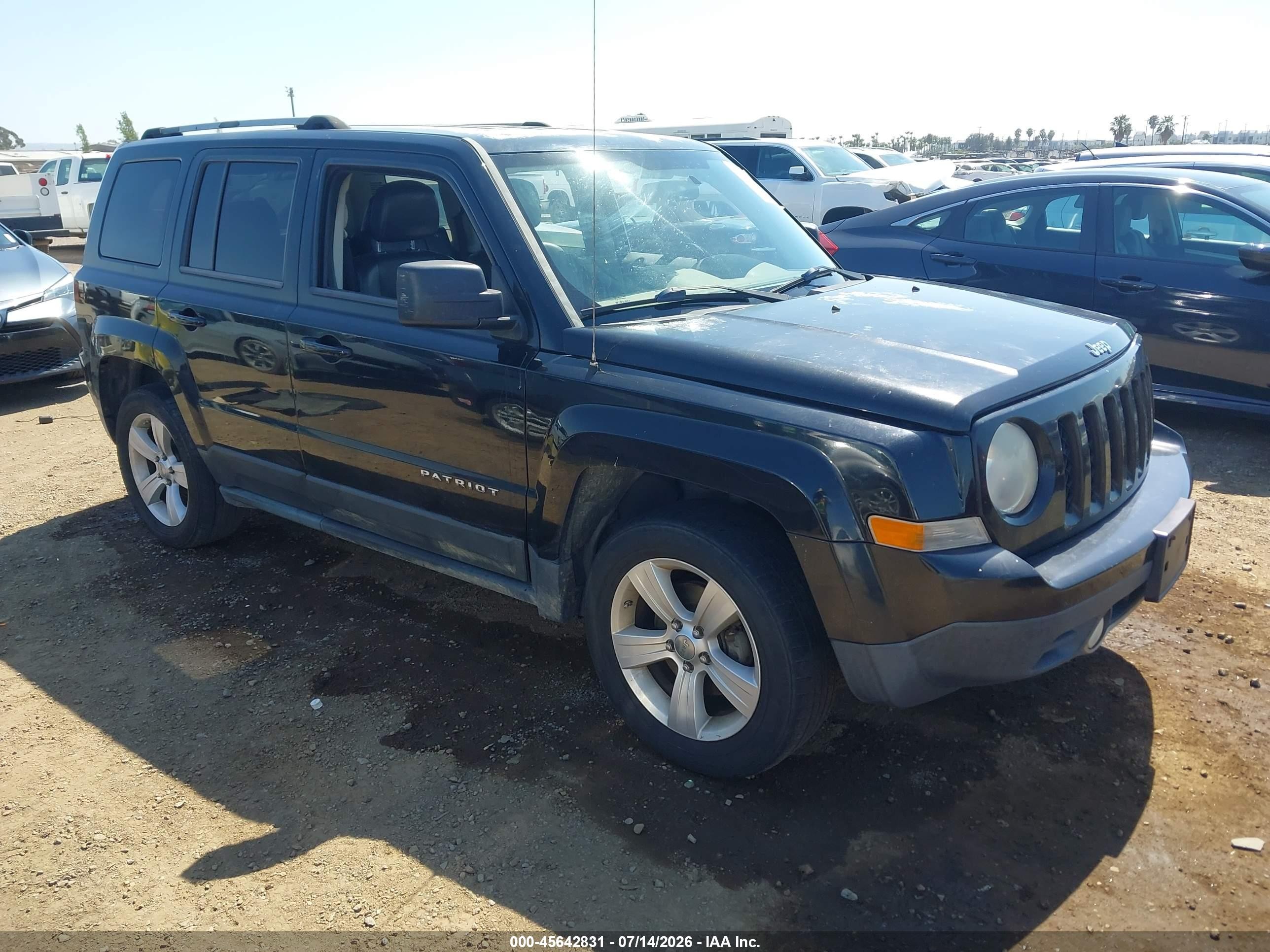 2012 Jeep Patriot Limited Black vin: 1C4NJPCB0CD514677