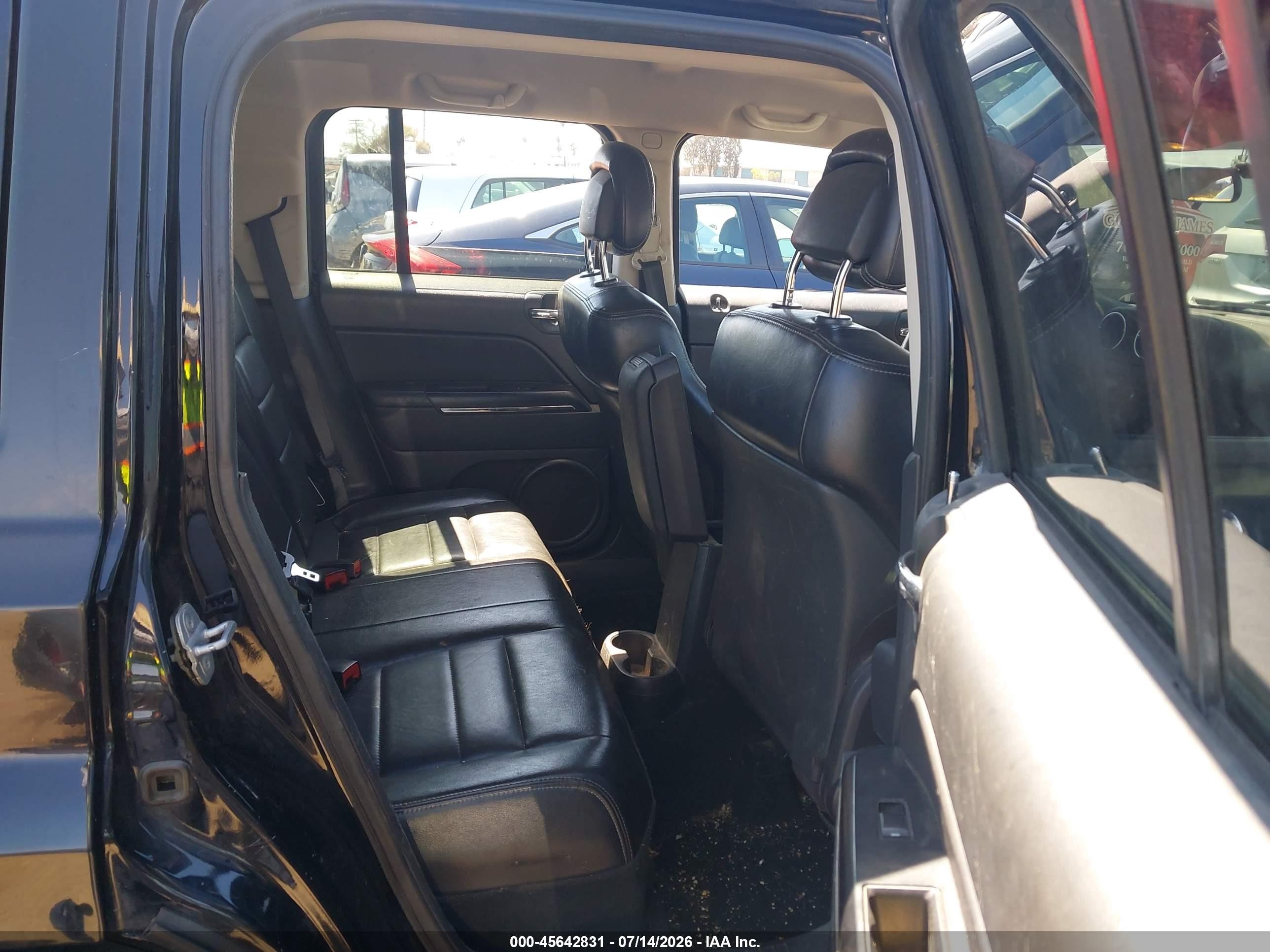 2012 Jeep Patriot Limited Black vin: 1C4NJPCB0CD514677