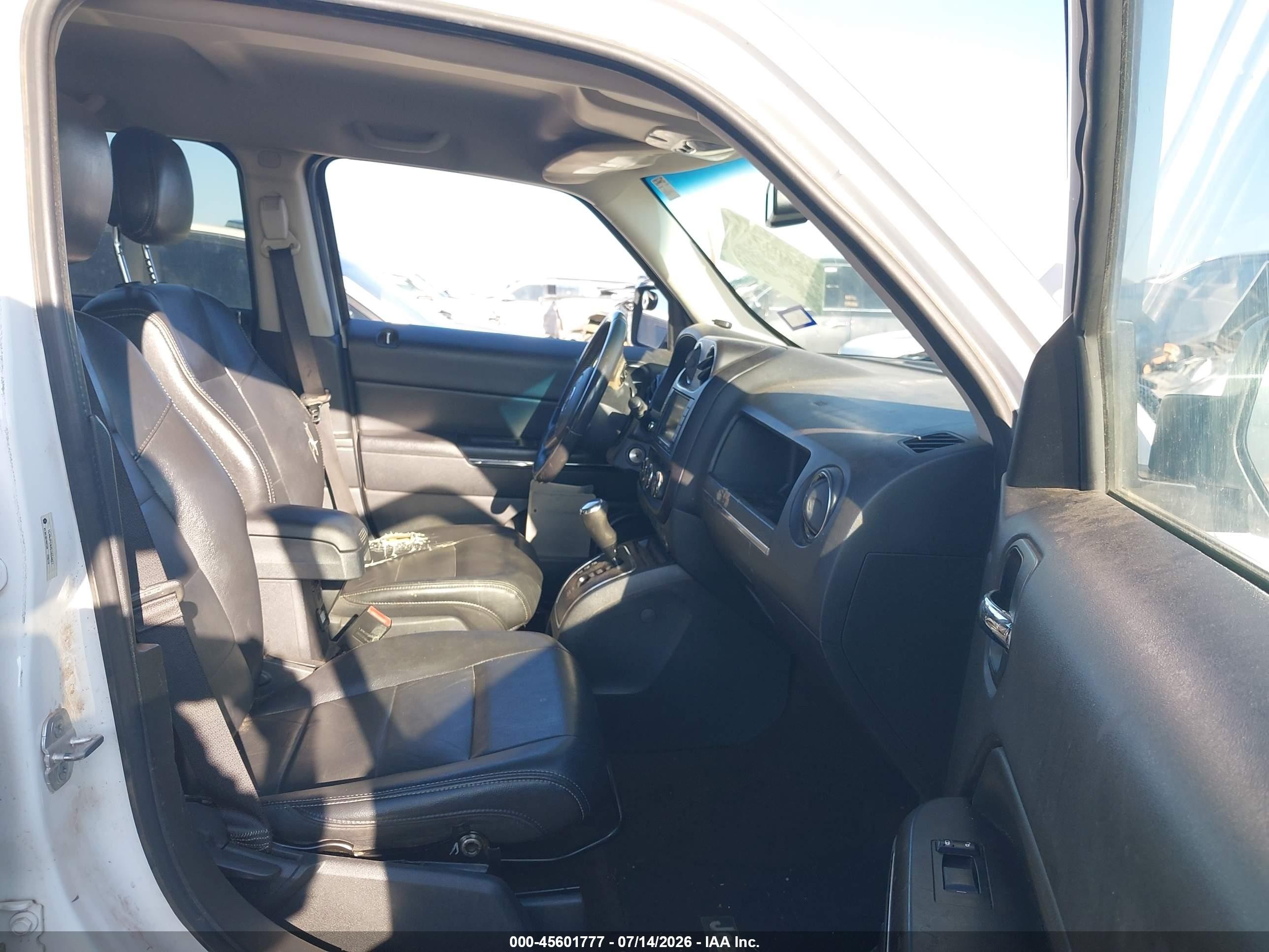 2014 Jeep Patriot Limited White vin: 1C4NJPCB2ED624827