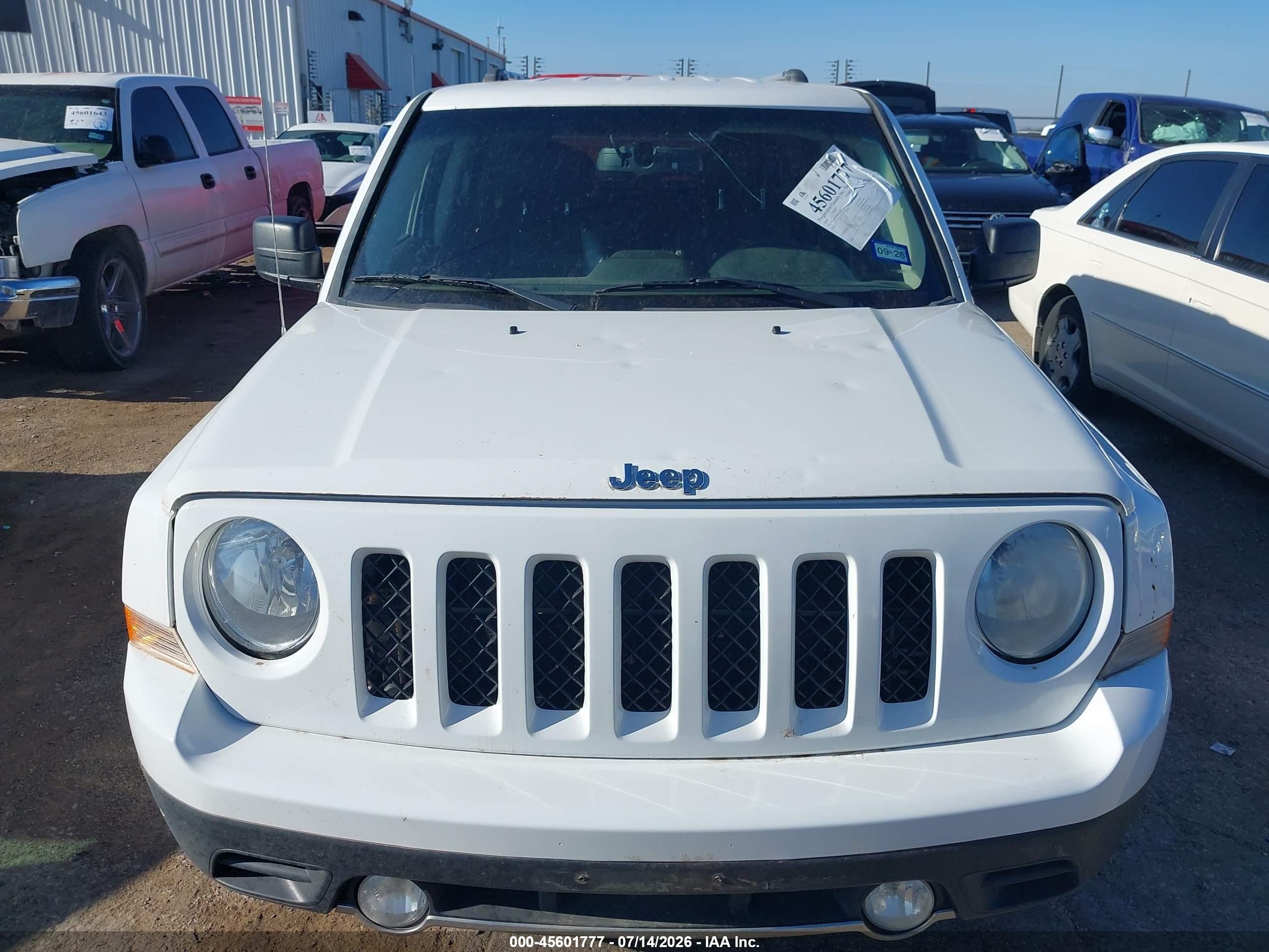 2014 Jeep Patriot Limited White vin: 1C4NJPCB2ED624827