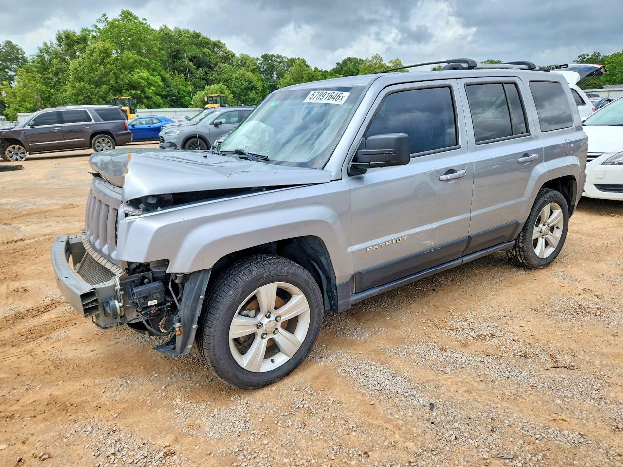 2015 Jeep Patriot Limited Silver vin: 1C4NJPCB2FD107271