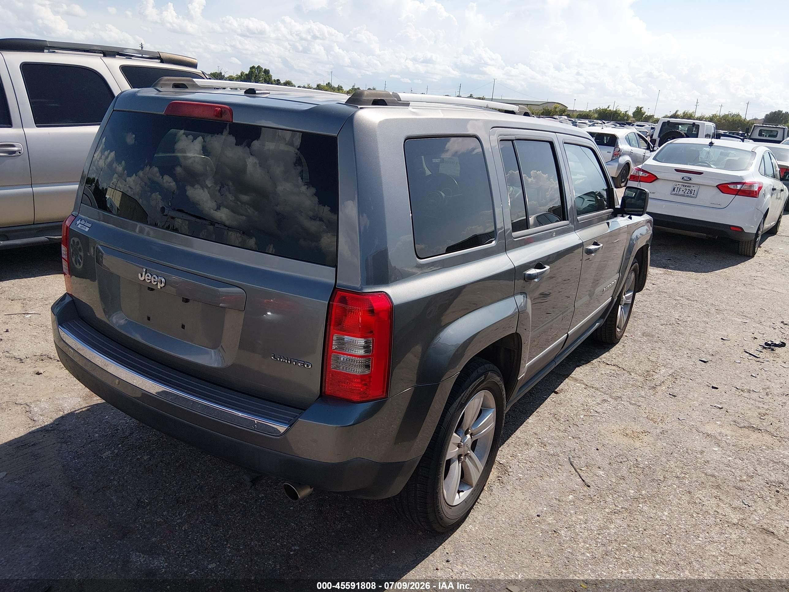 2013 Jeep Patriot Limited Black vin: 1C4NJPCB5DD191549