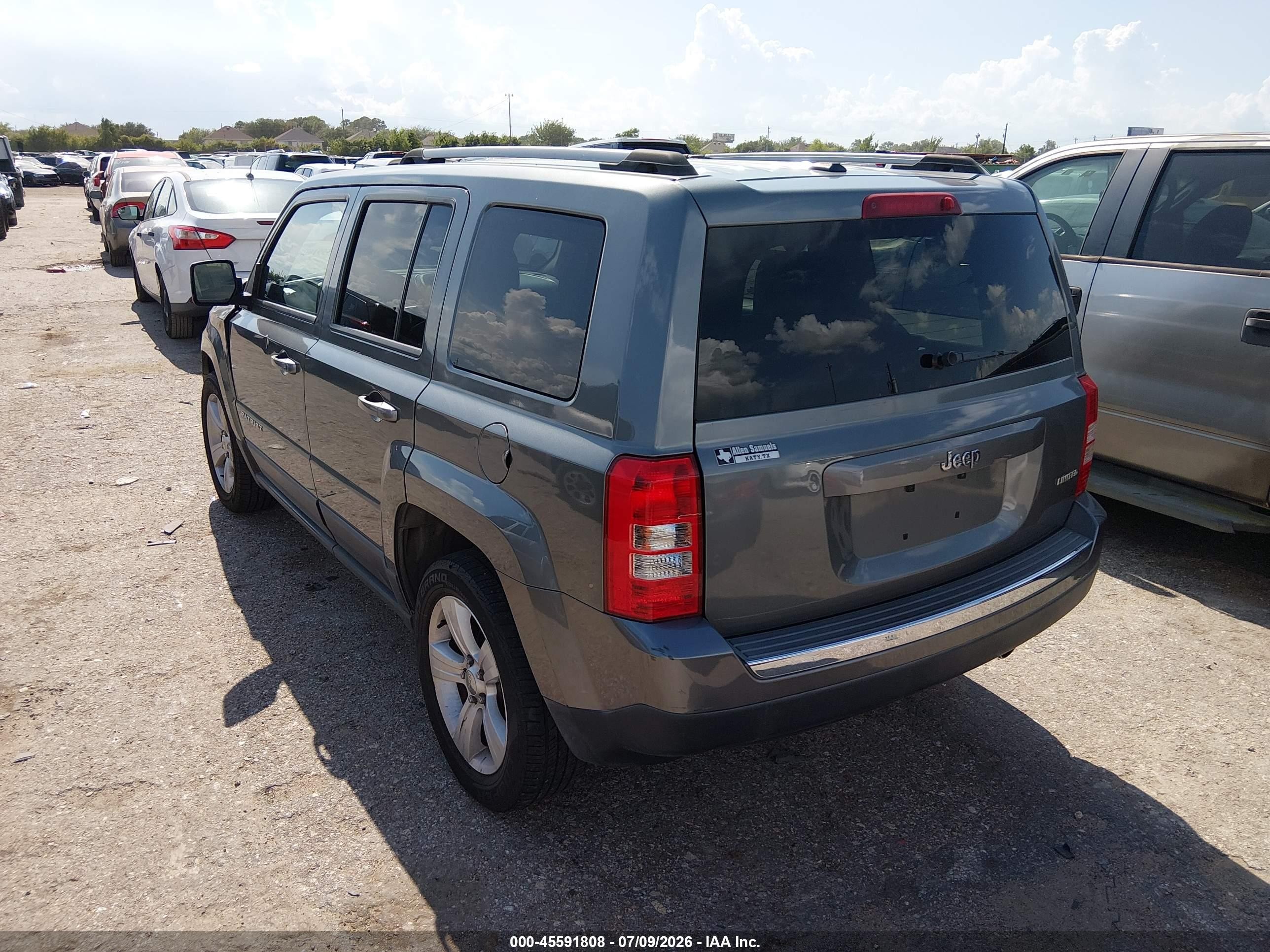 2013 Jeep Patriot Limited Black vin: 1C4NJPCB5DD191549