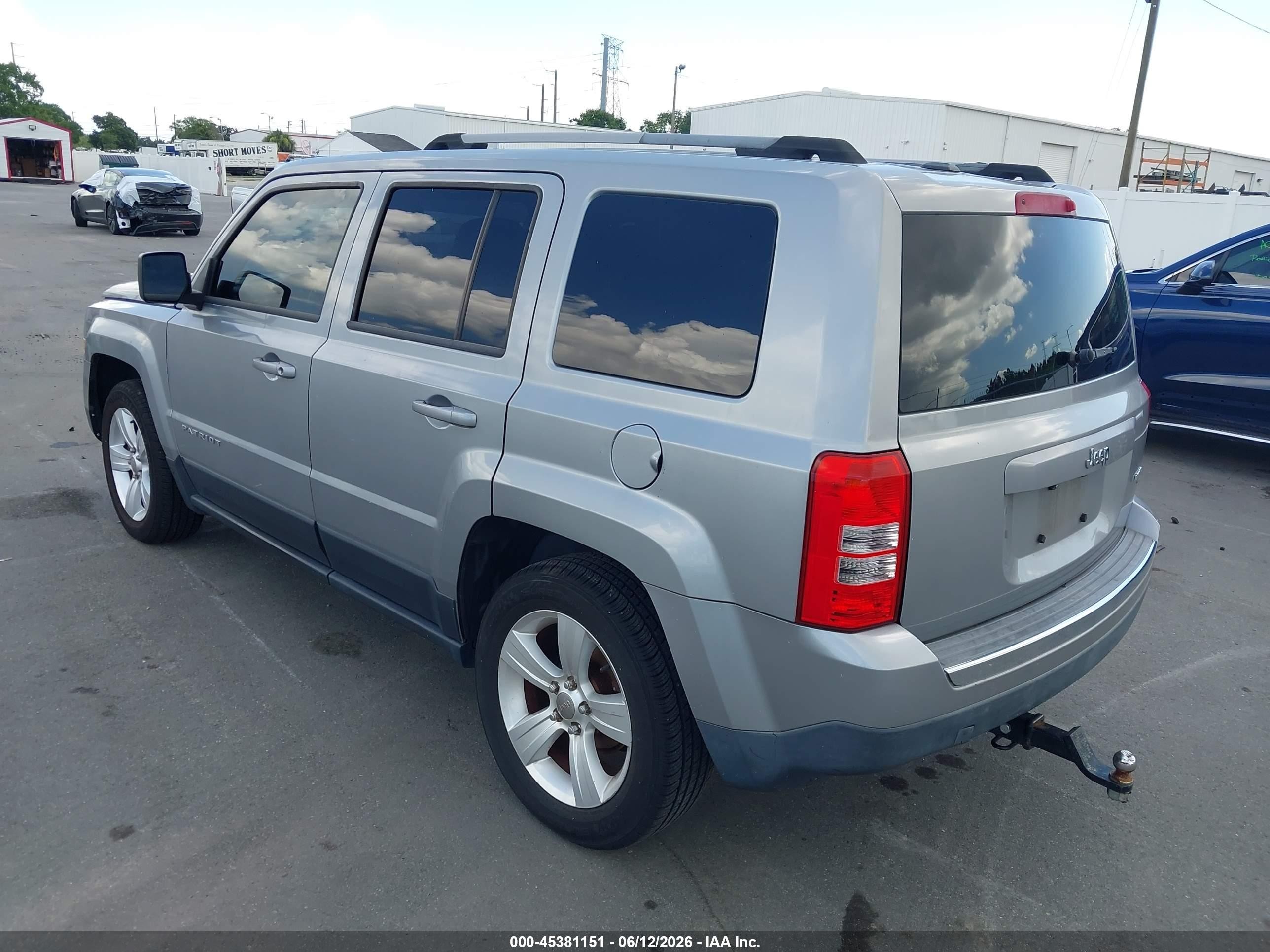 2014 Jeep Patriot Limited Silver vin: 1C4NJPCB5ED900806