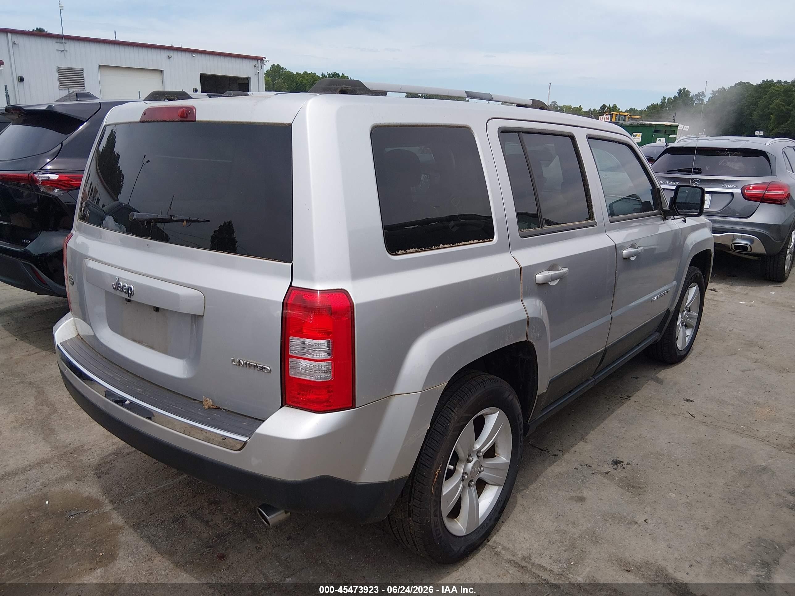 2012 Jeep Patriot Limited Gray vin: 1C4NJPCB7CD665130