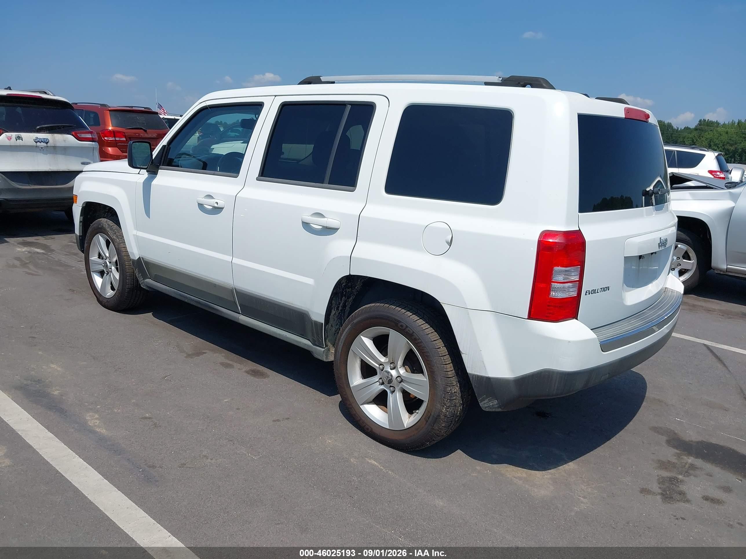 2012 Jeep Patriot Limited White vin: 1C4NJPCB8CD522302