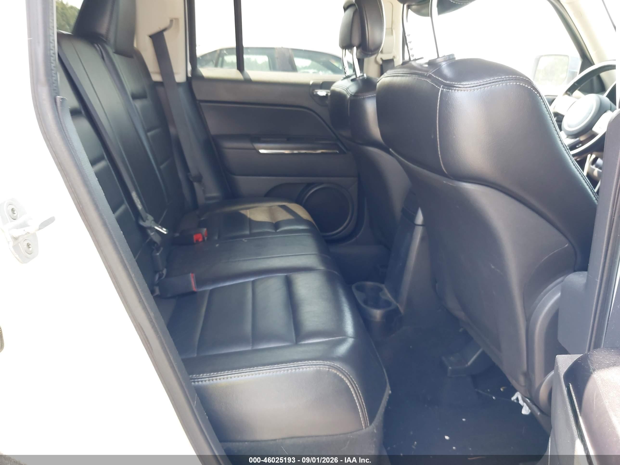 2012 Jeep Patriot Limited White vin: 1C4NJPCB8CD522302