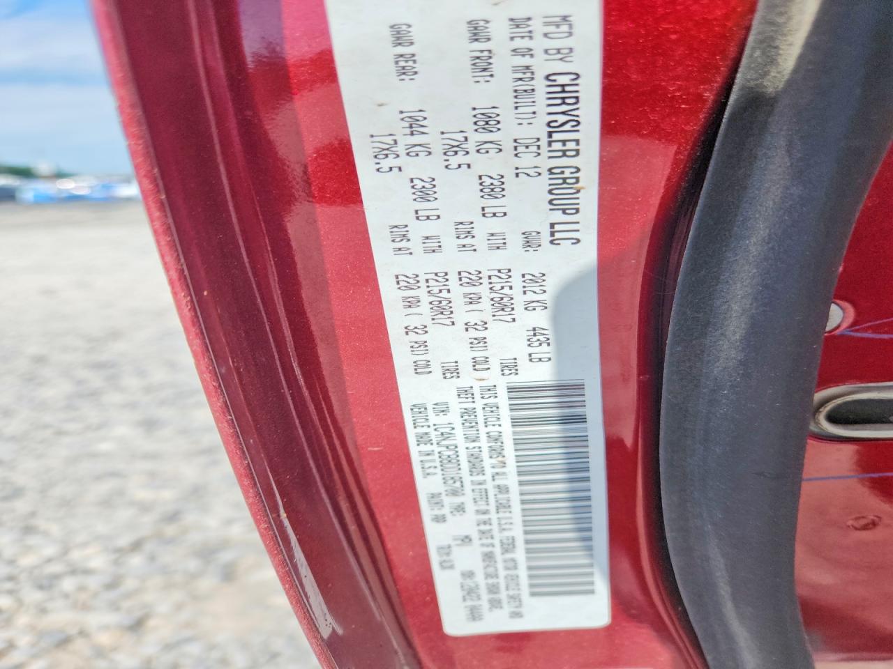 2013 Jeep Patriot Limited Red vin: 1C4NJPCB8DD185700