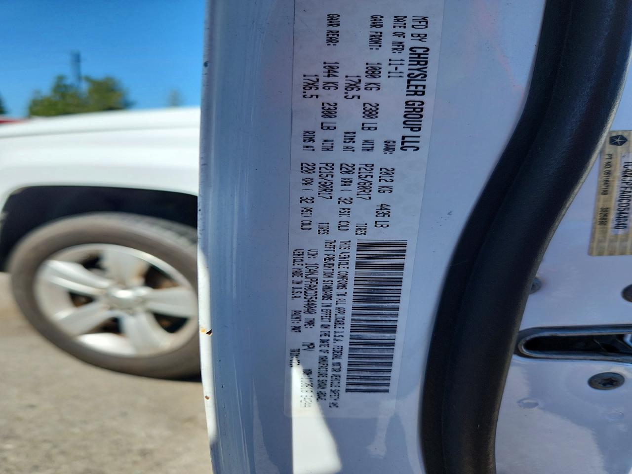 2012 Jeep Patriot Latitude White vin: 1C4NJPFA0CD544040