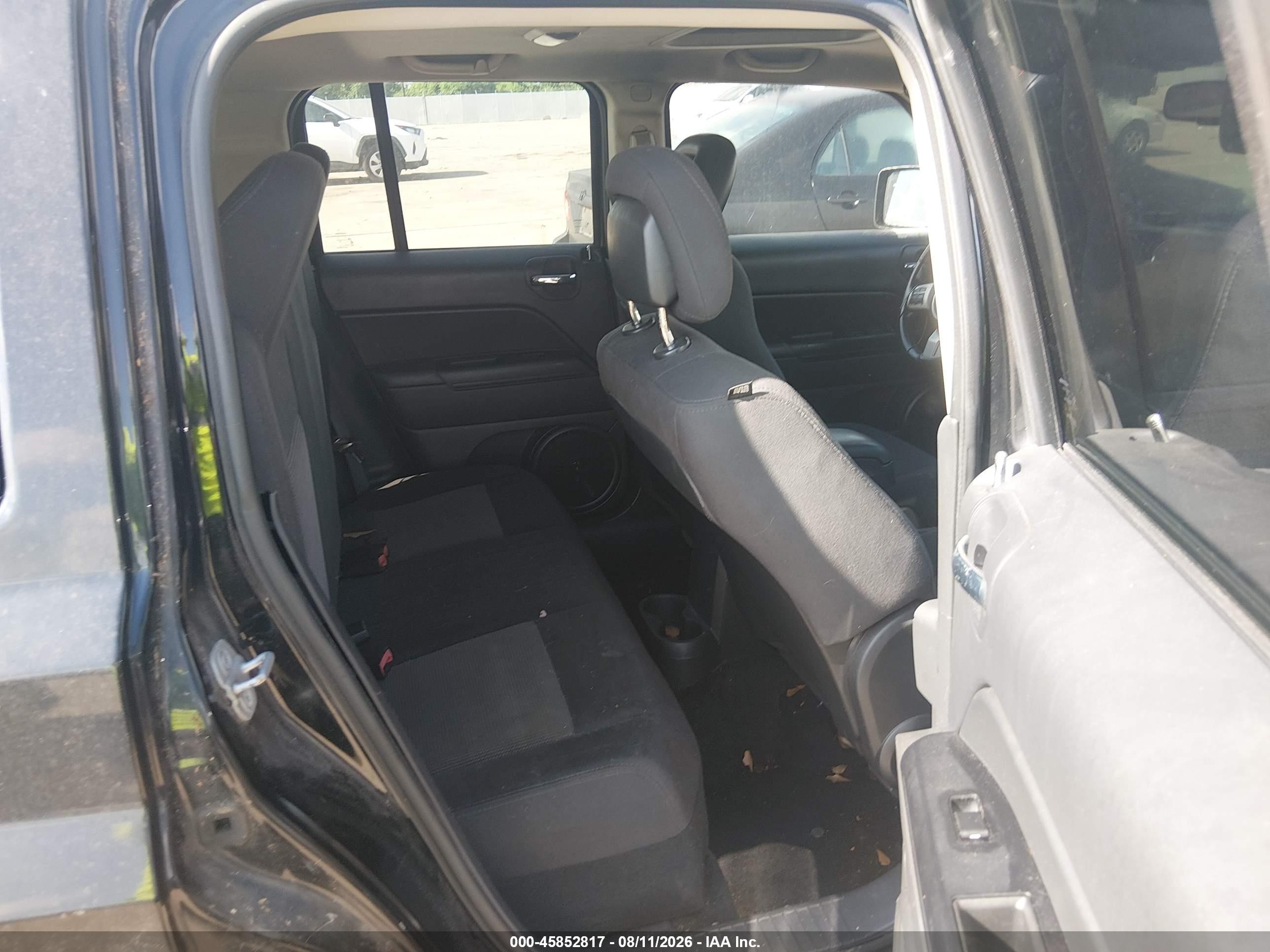2012 Jeep Patriot Latitude Black vin: 1C4NJPFA0CD704451