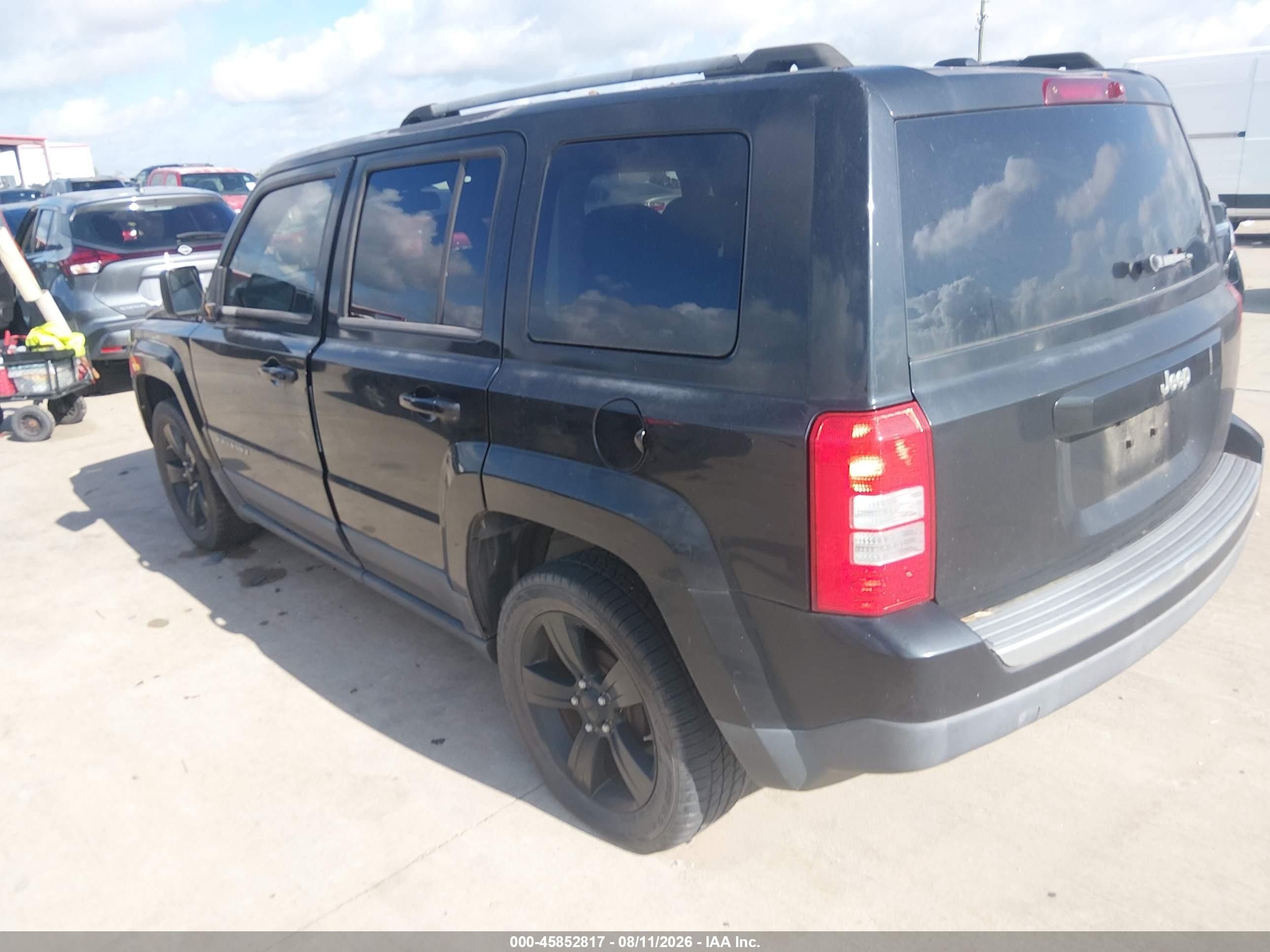 2012 Jeep Patriot Latitude Black vin: 1C4NJPFA0CD704451