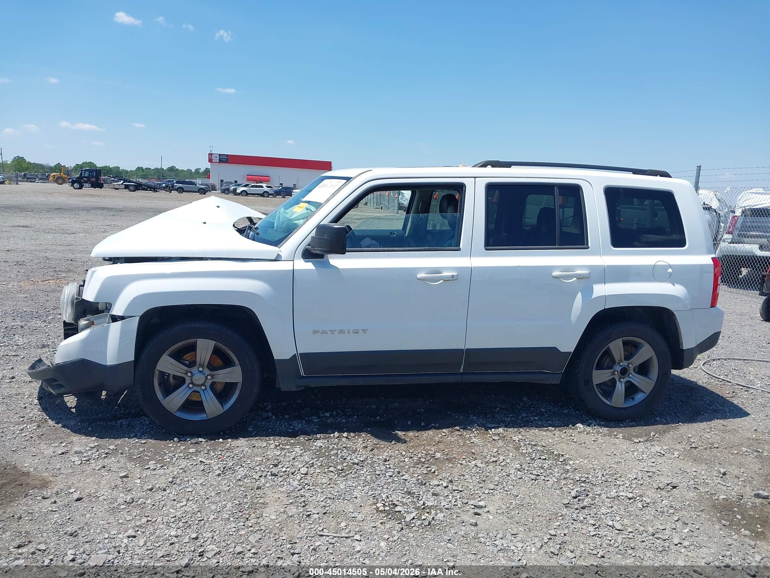 2014 Jeep Patriot High Altitude White vin: 1C4NJPFA0ED698718
