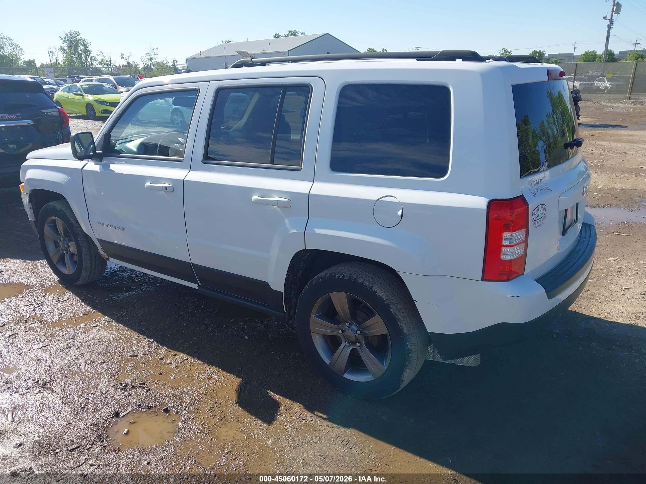 2014 Jeep Patriot High Altitude Белый vin: 1C4NJPFA0ED849055
