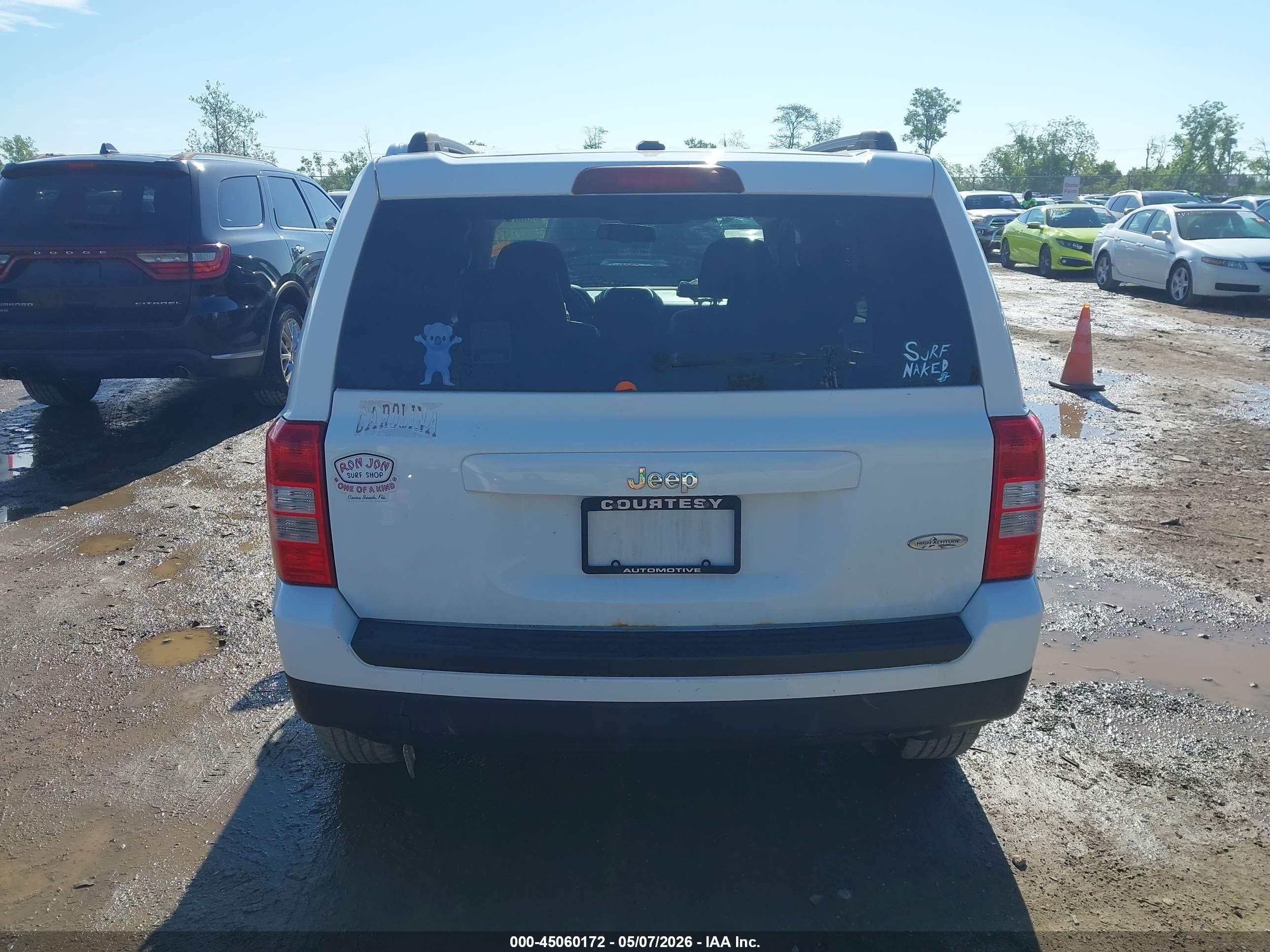 2014 Jeep Patriot High Altitude Белый vin: 1C4NJPFA0ED849055