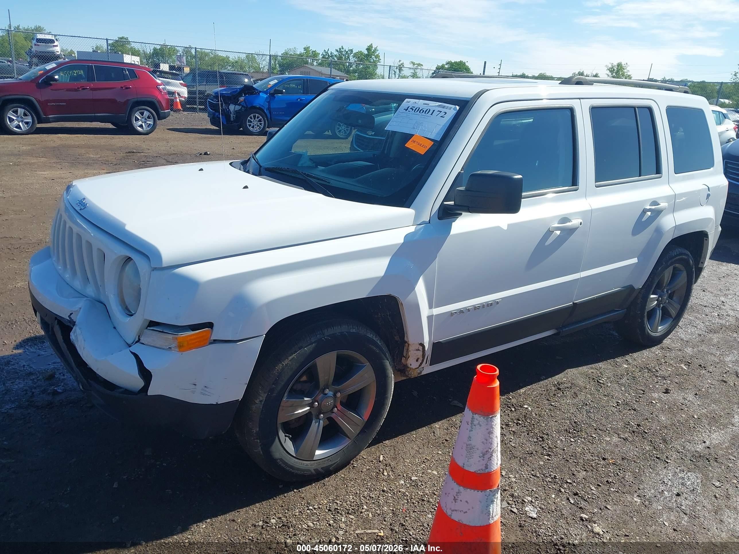 2014 Jeep Patriot High Altitude Белый vin: 1C4NJPFA0ED849055