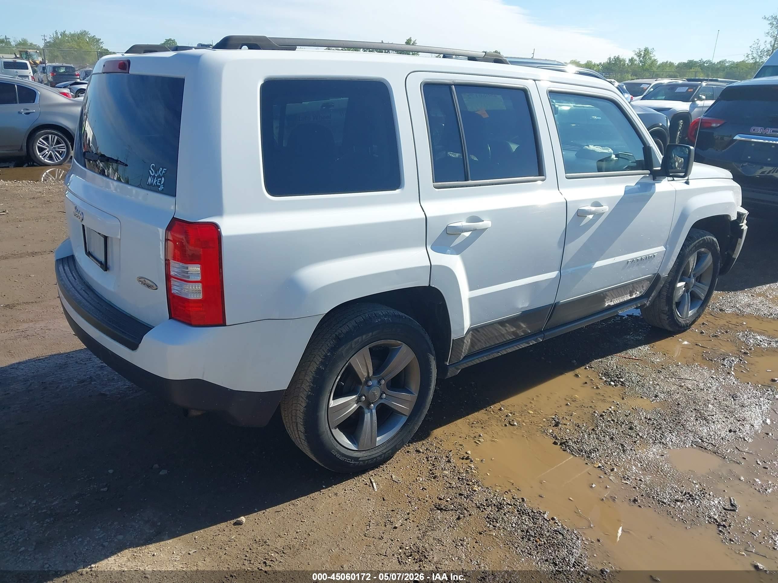 2014 Jeep Patriot High Altitude Белый vin: 1C4NJPFA0ED849055