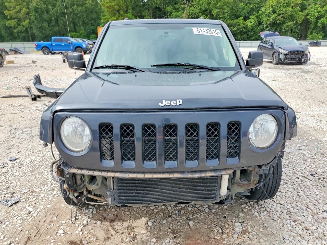 2015 Jeep Patriot Latitude Серый vin: 1C4NJPFA0FD274280