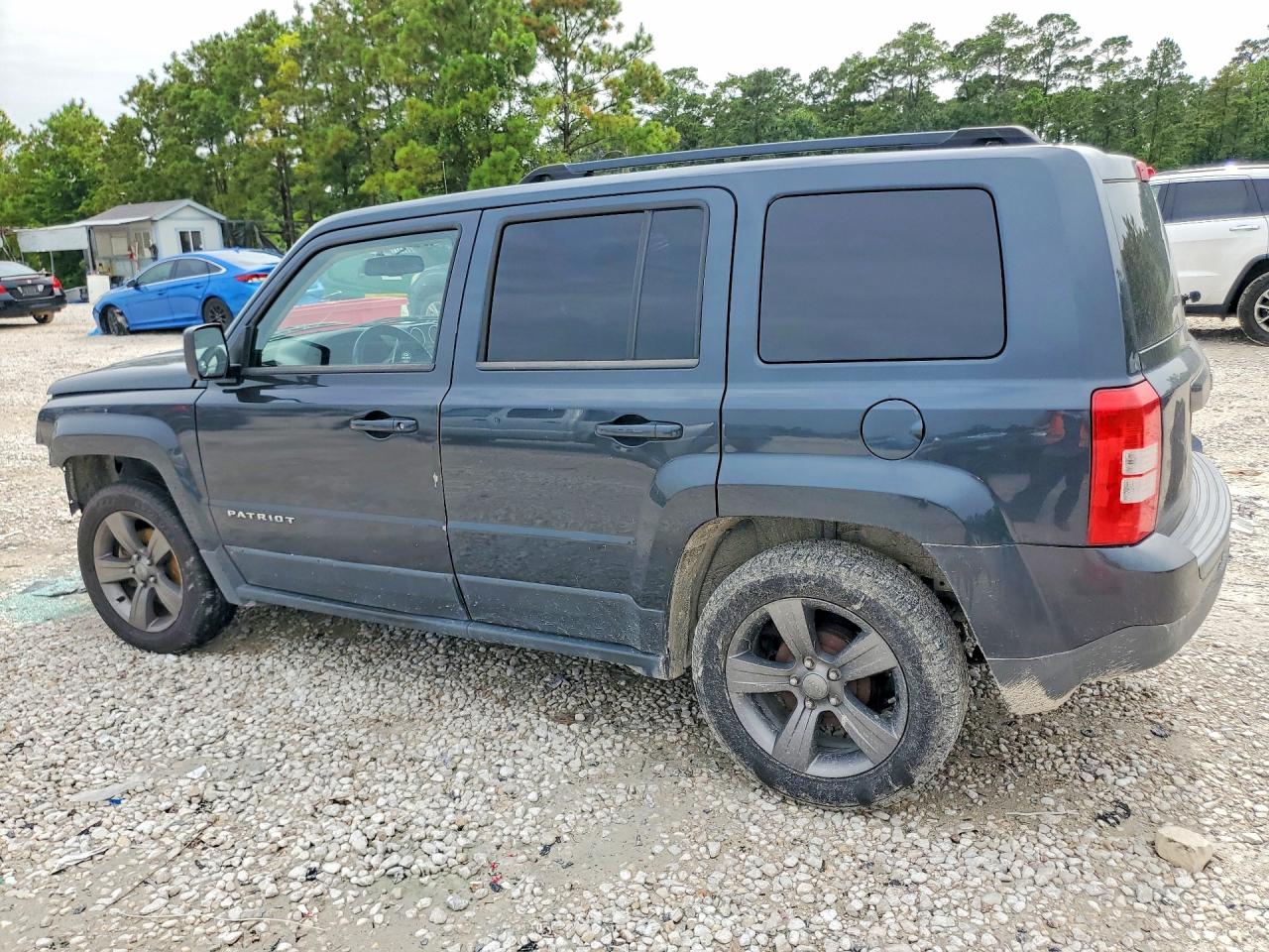 2015 Jeep Patriot Latitude Серый vin: 1C4NJPFA0FD274280