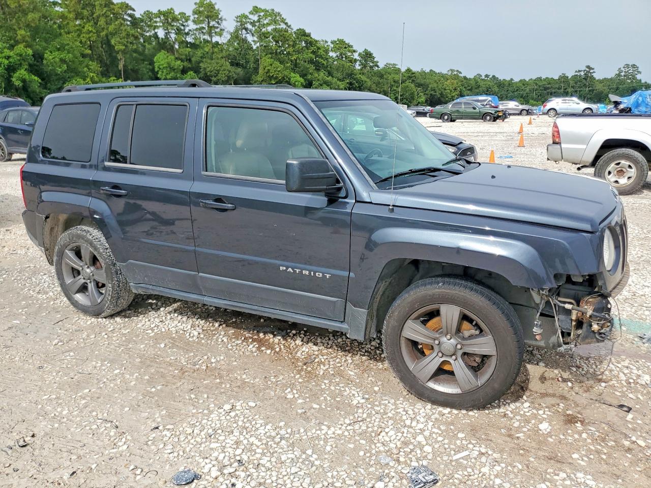 2015 Jeep Patriot Latitude Серый vin: 1C4NJPFA0FD274280
