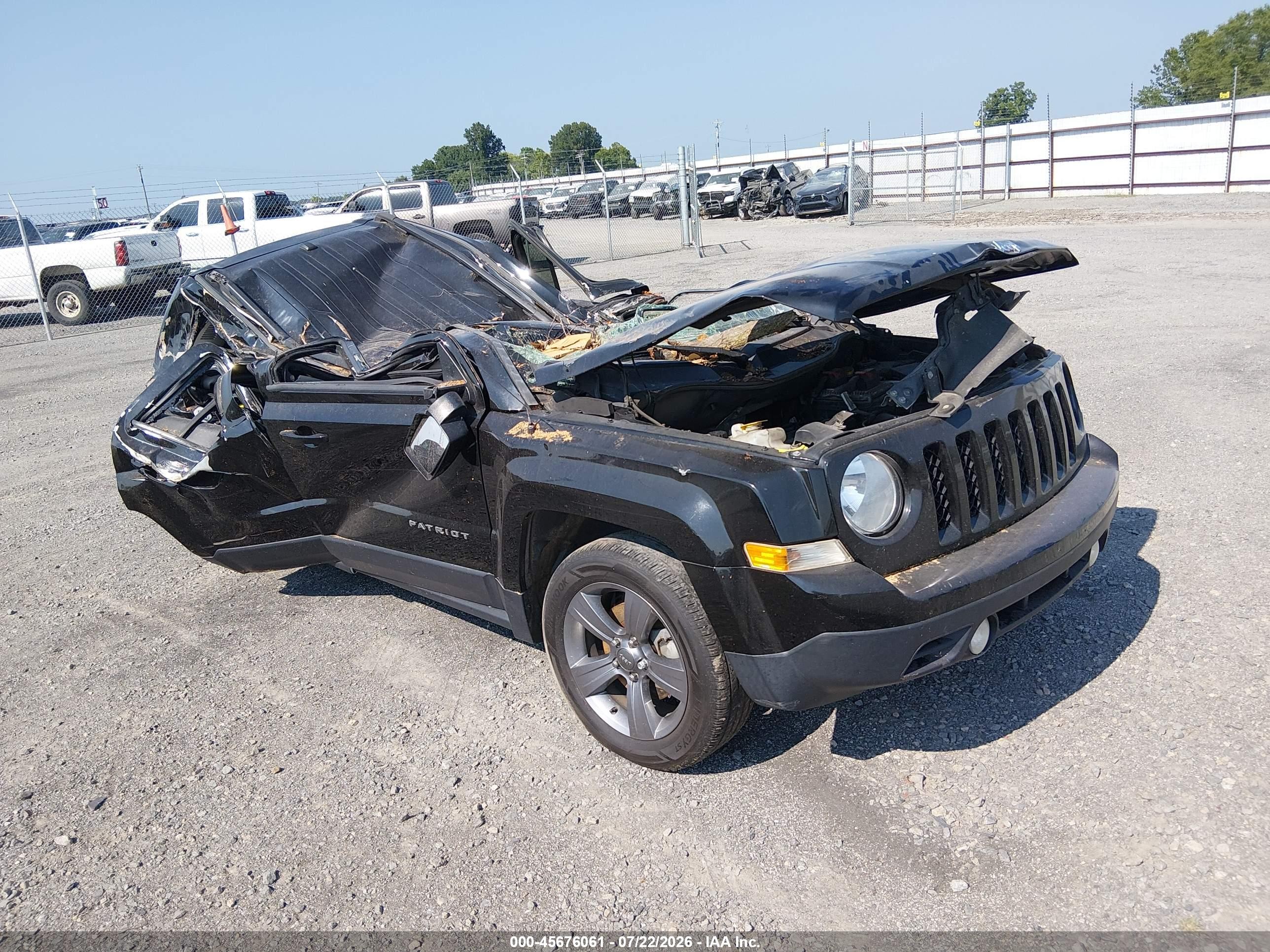 2015 Jeep Patriot High Altitude Edition Черный vin: 1C4NJPFA0FD413811