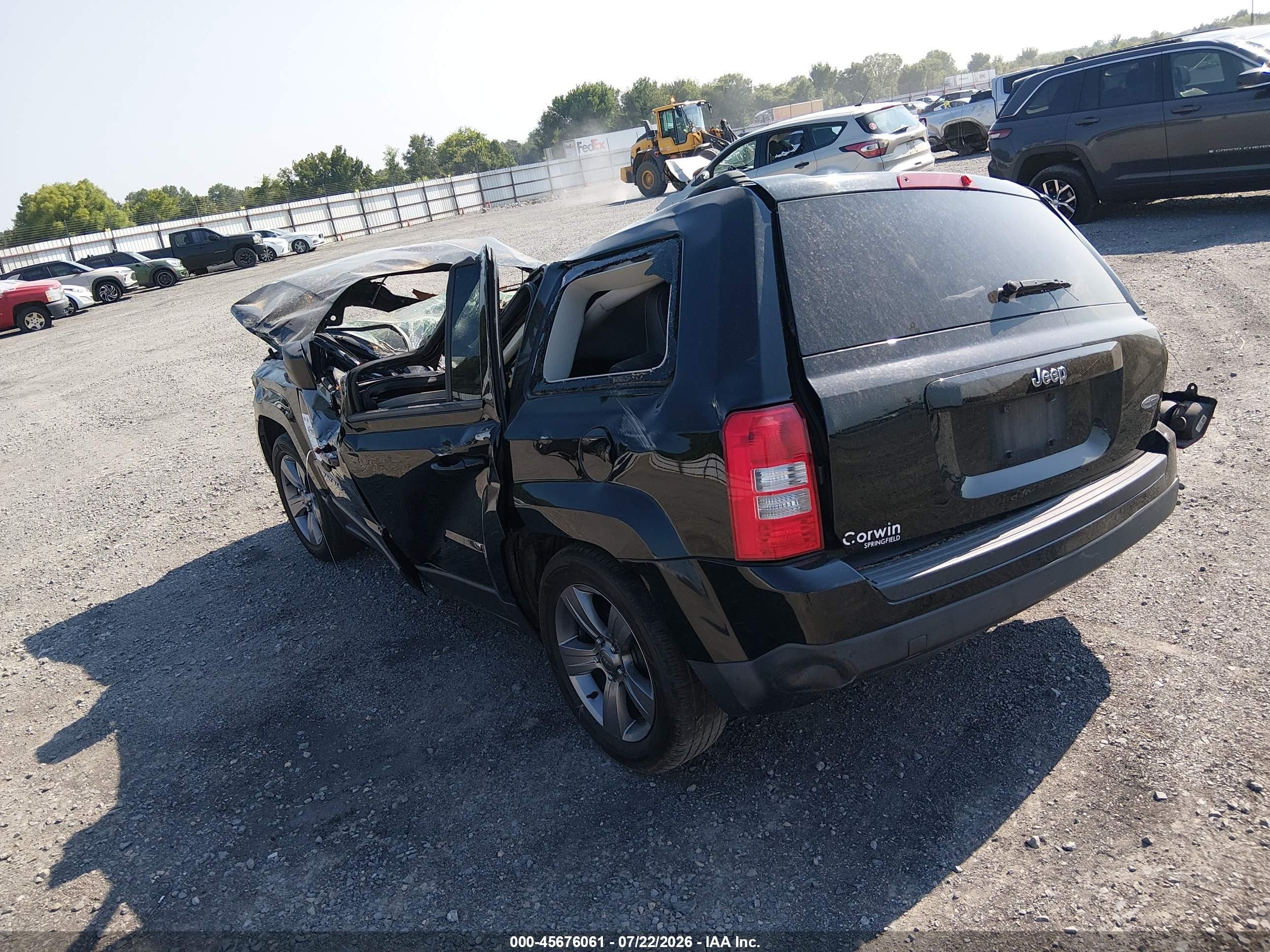 2015 Jeep Patriot High Altitude Edition Черный vin: 1C4NJPFA0FD413811