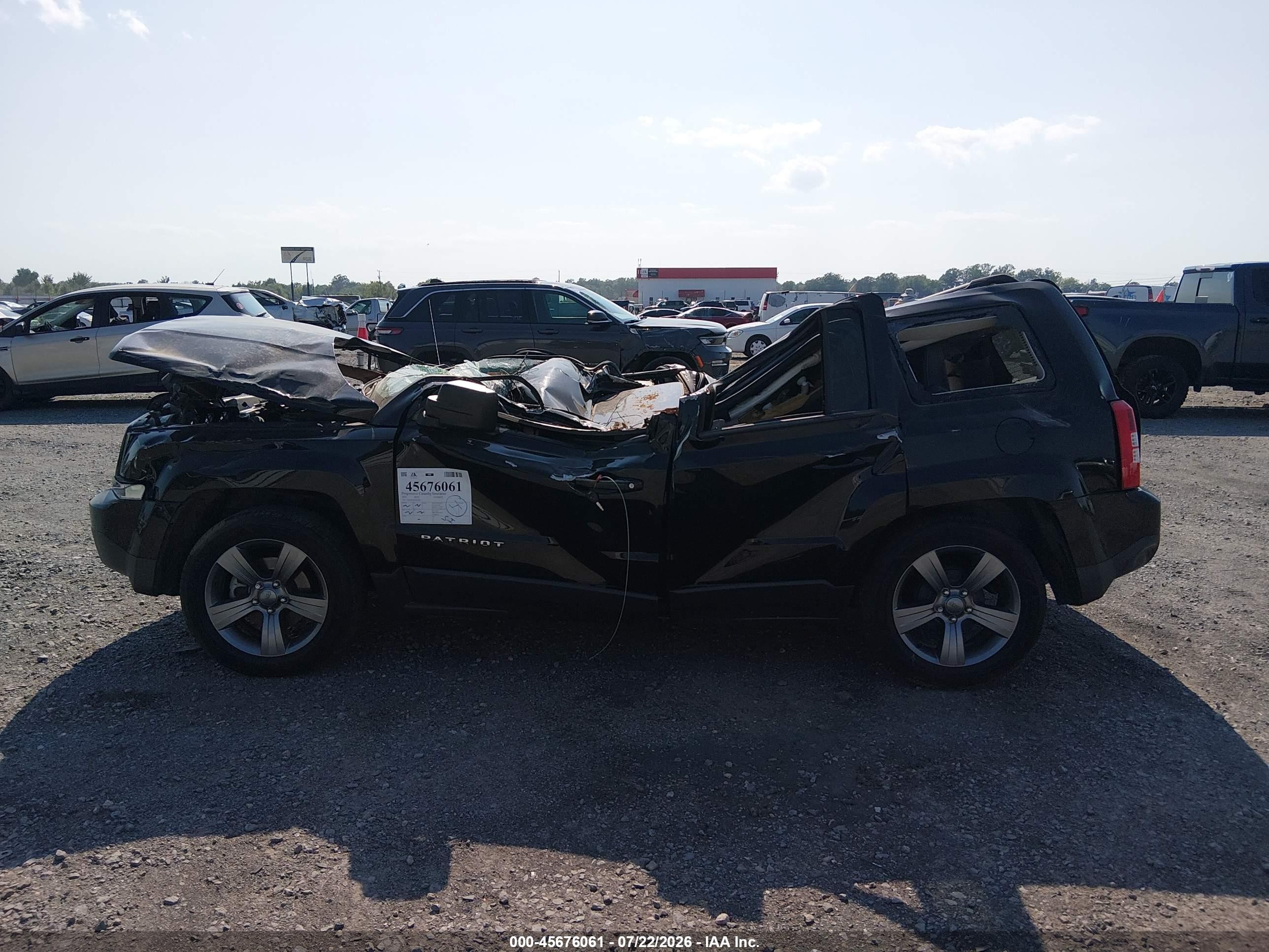 2015 Jeep Patriot High Altitude Edition Черный vin: 1C4NJPFA0FD413811