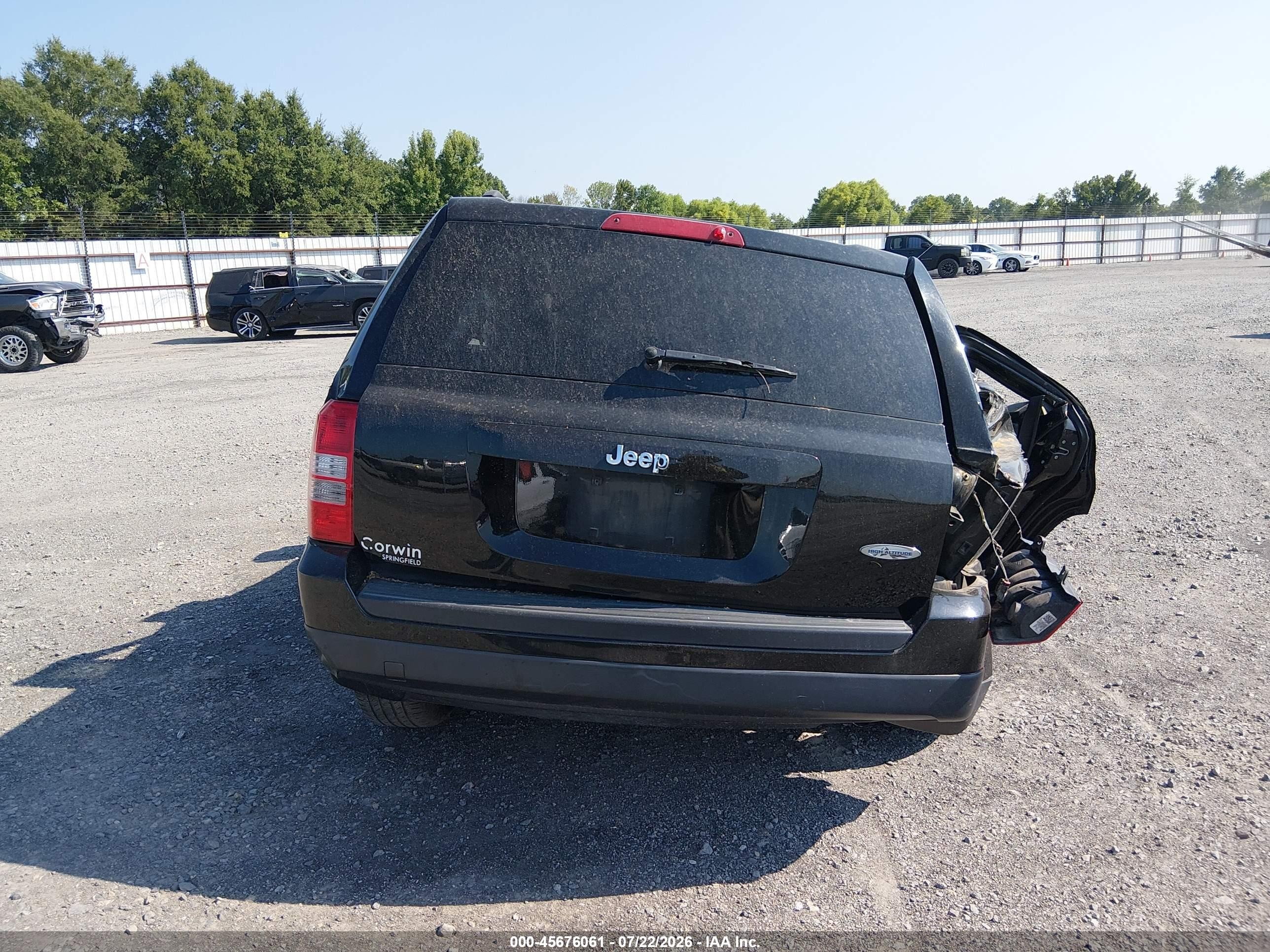 2015 Jeep Patriot High Altitude Edition Черный vin: 1C4NJPFA0FD413811