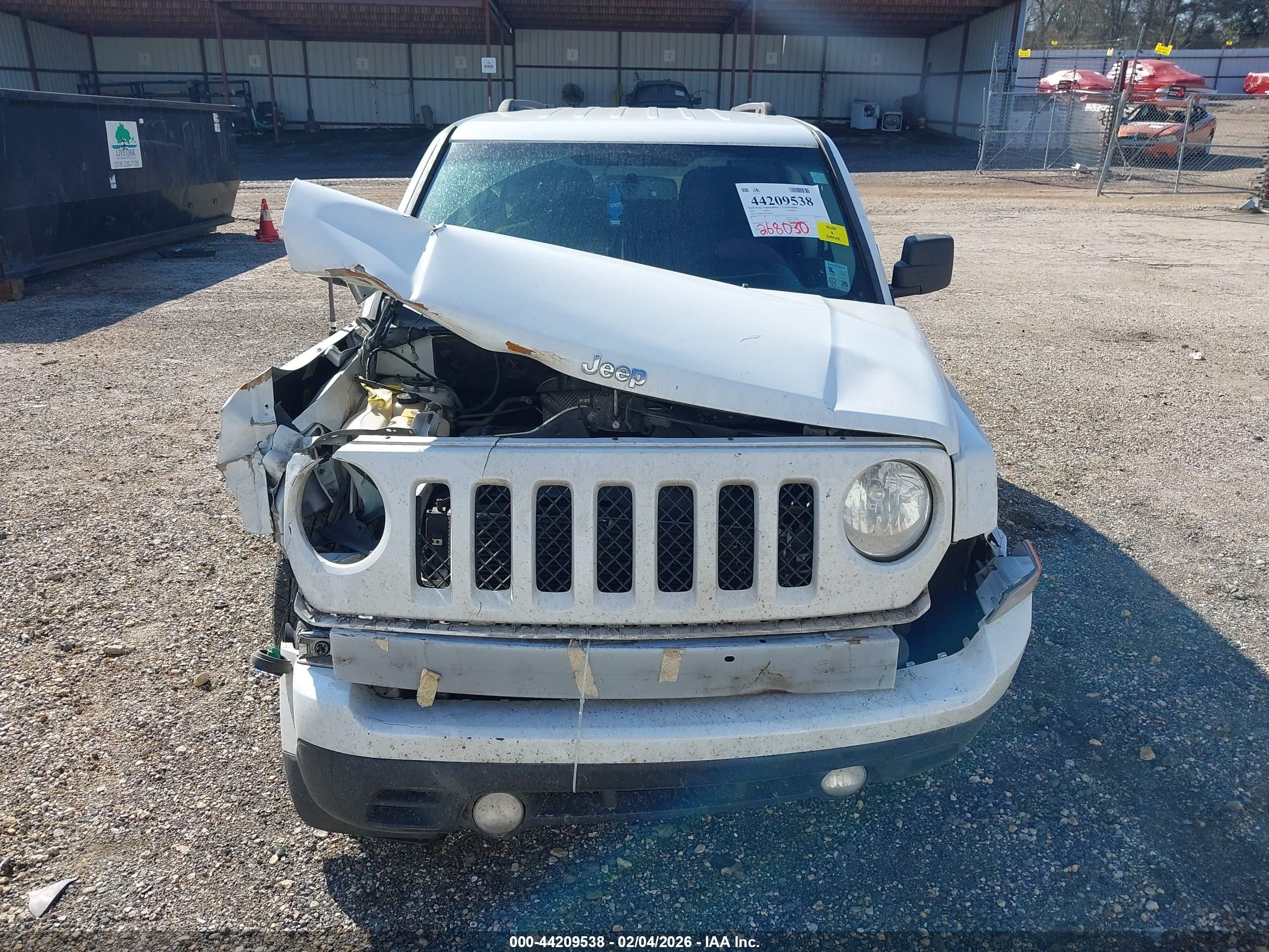 2017 Jeep Patriot Latitude Fwd White vin: 1C4NJPFA0HD160945